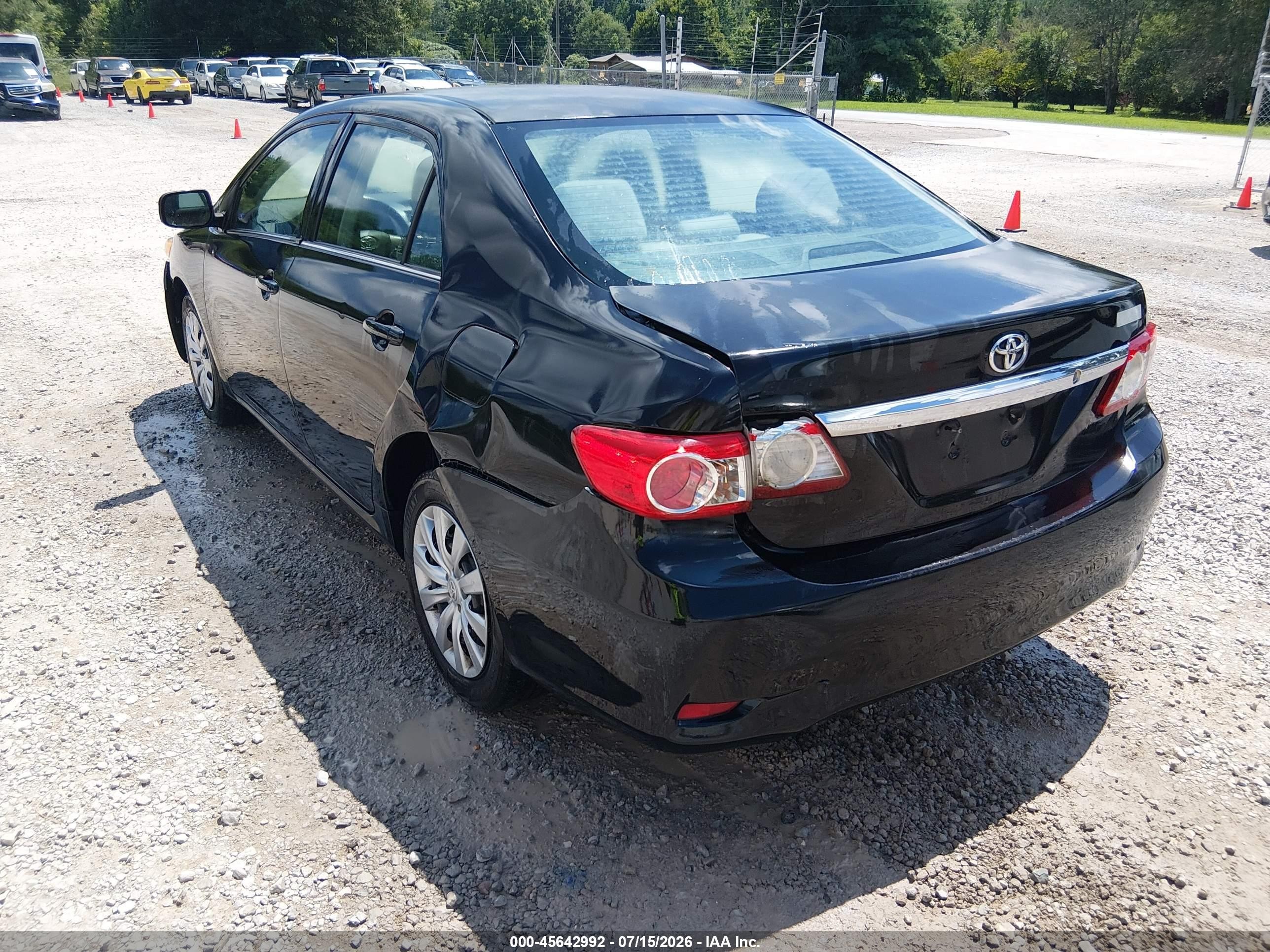 2013 Toyota Corolla Le Black vin: 5YFBU4EE1DP177001