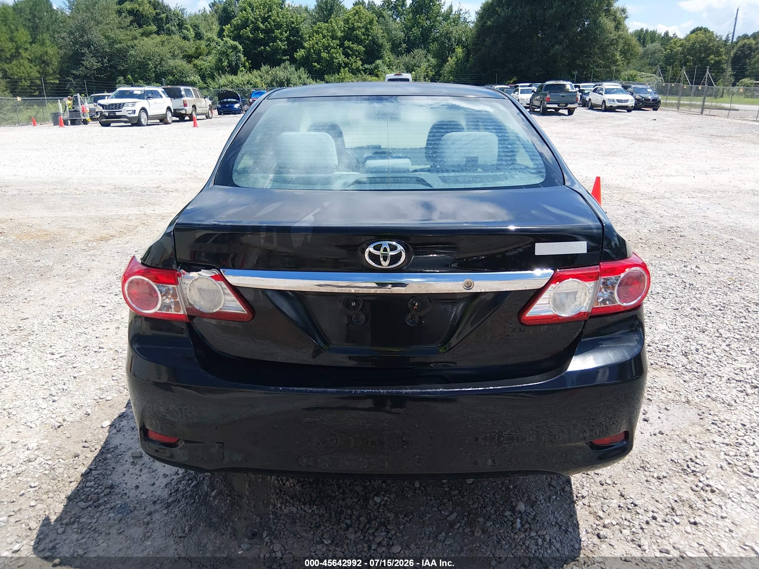 2013 Toyota Corolla Le Black vin: 5YFBU4EE1DP177001