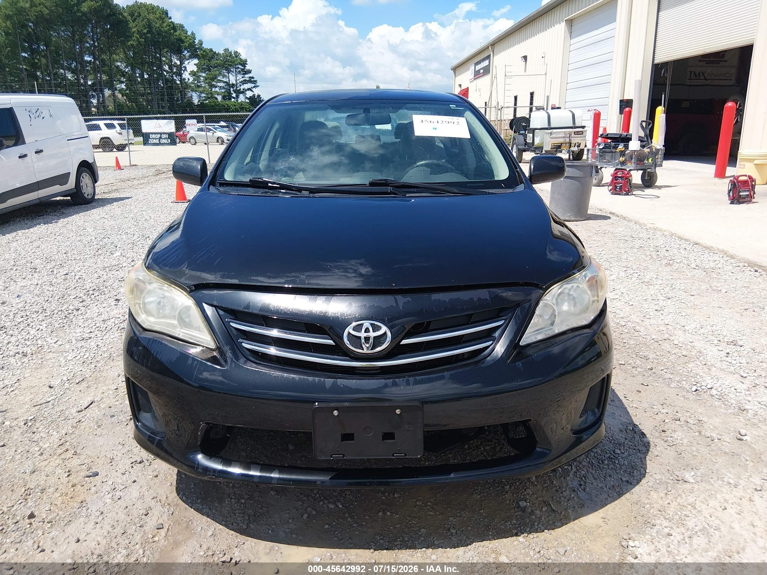 2013 Toyota Corolla Le Black vin: 5YFBU4EE1DP177001