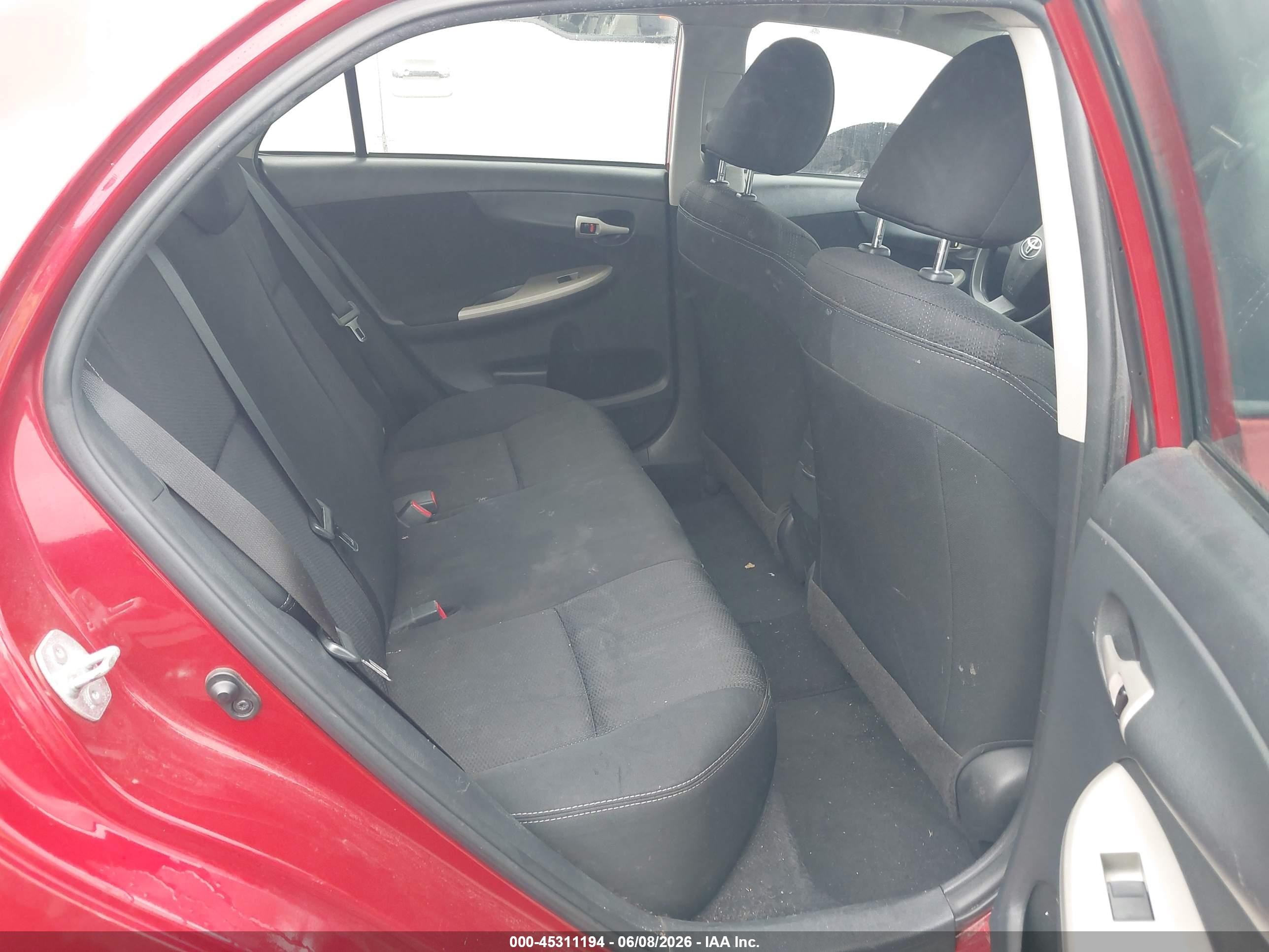 2013 Toyota Corolla S Red vin: 5YFBU4EE1DP184093
