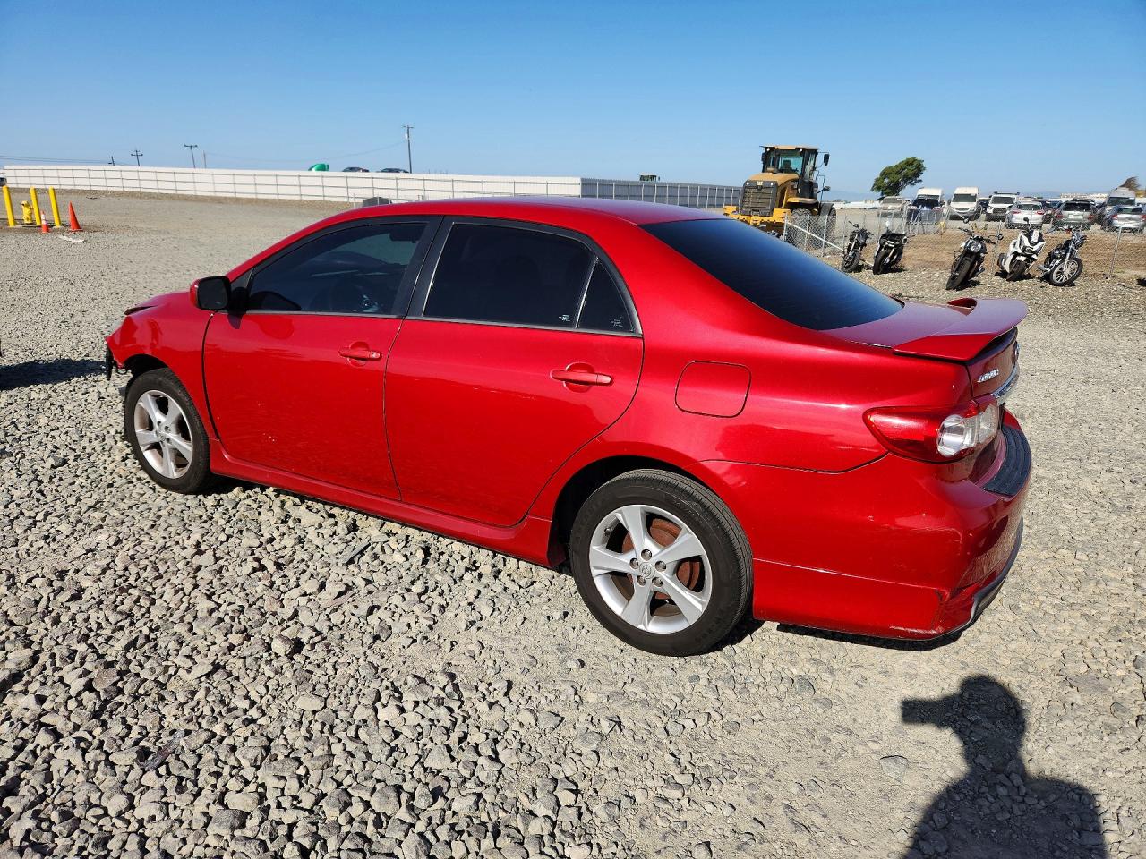 2013 Toyota Corolla S Red vin: 5YFBU4EE1DP184840