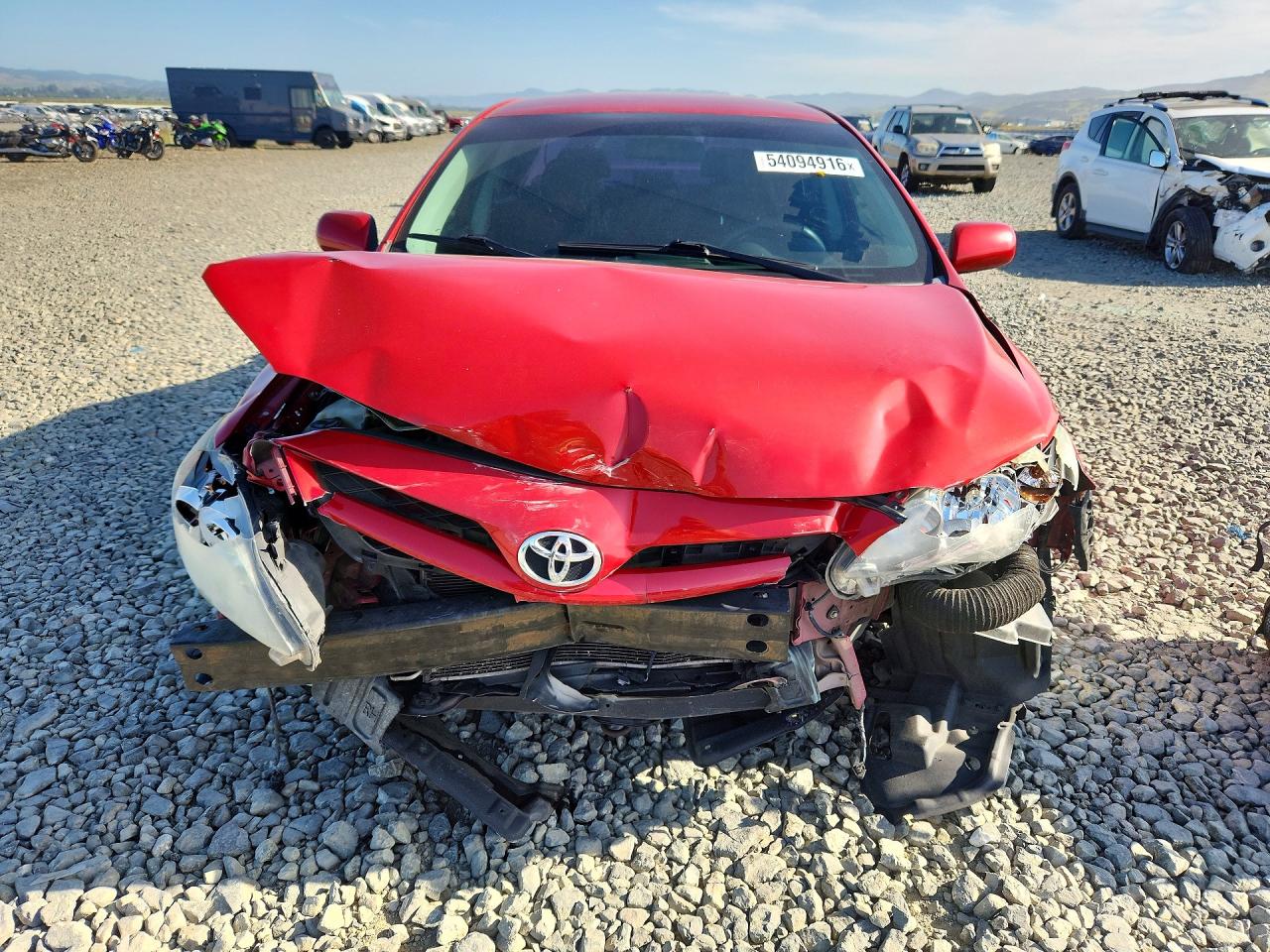 2013 Toyota Corolla S Red vin: 5YFBU4EE1DP184840