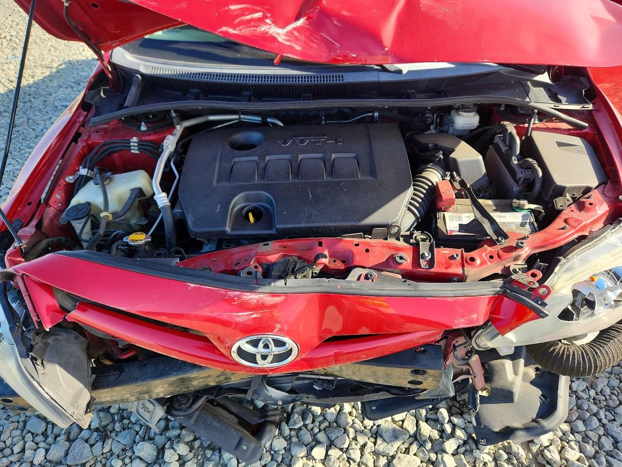 2013 Toyota Corolla S Red vin: 5YFBU4EE1DP184840
