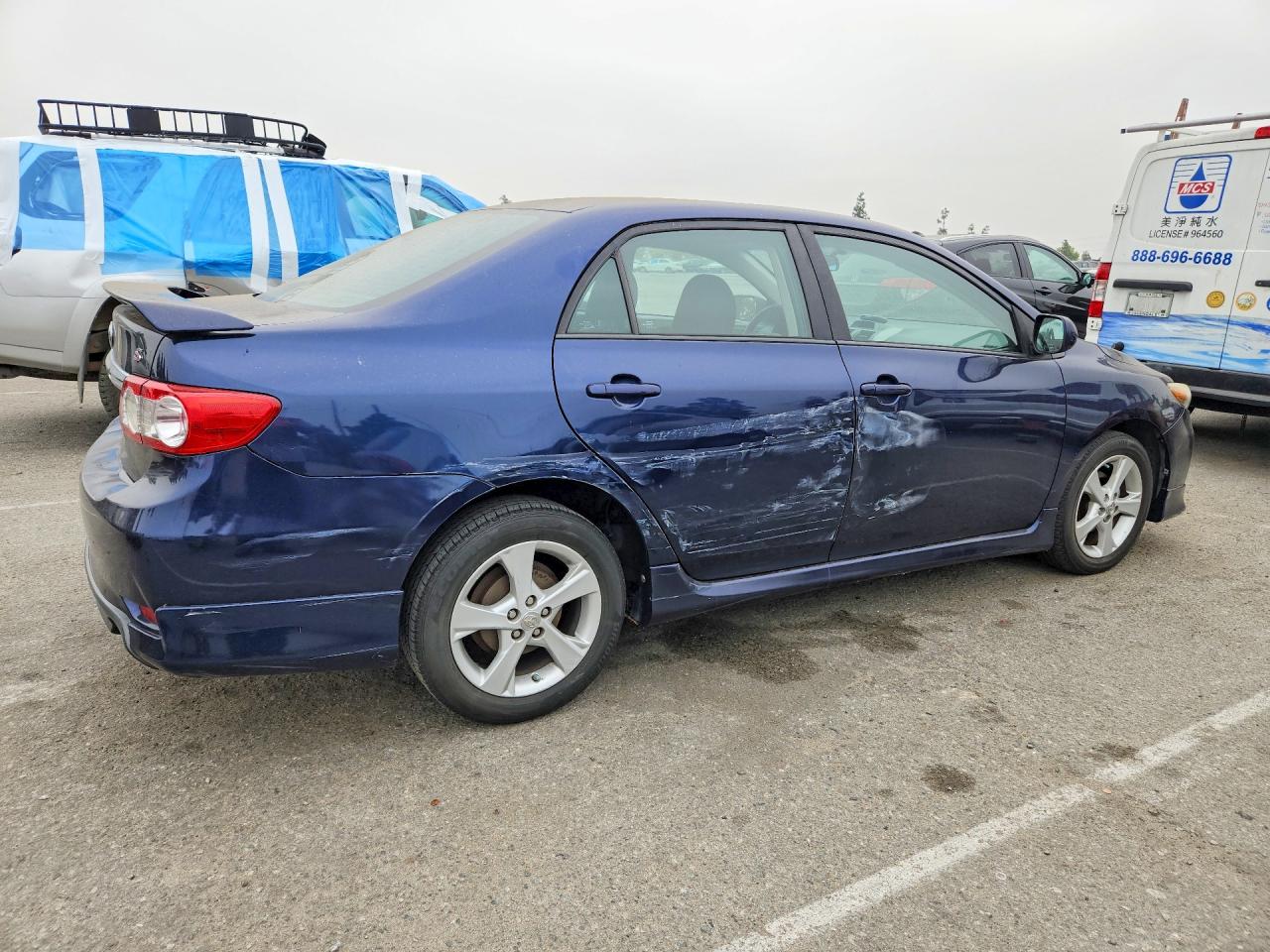 2013 Toyota Corolla S Blue vin: 5YFBU4EE1DP186958
