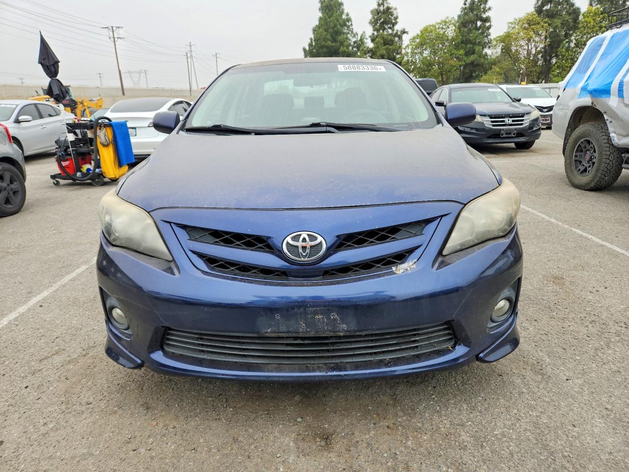 2013 Toyota Corolla S Blue vin: 5YFBU4EE1DP186958
