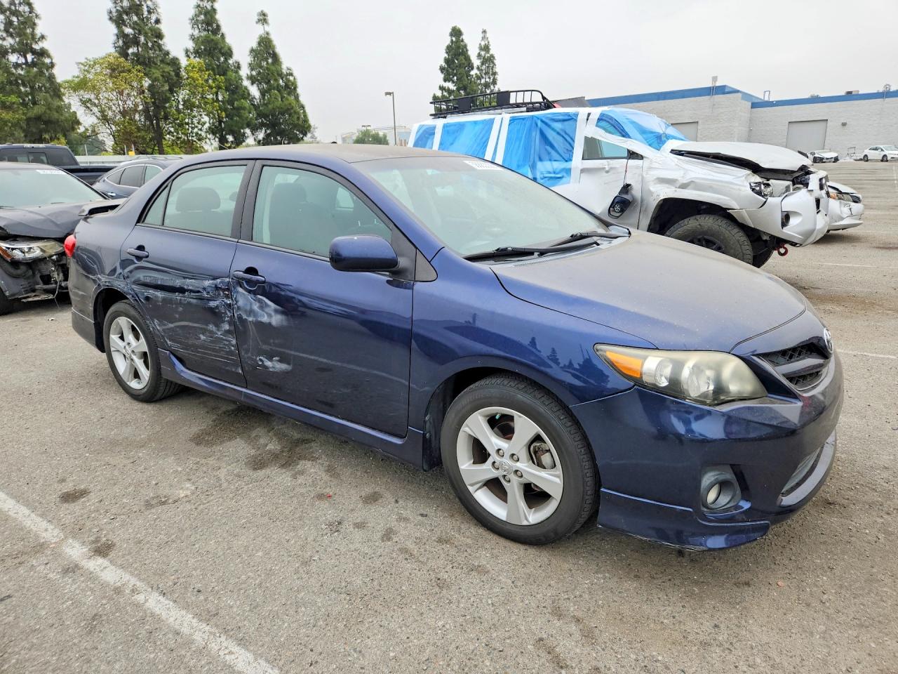 2013 Toyota Corolla S Blue vin: 5YFBU4EE1DP186958