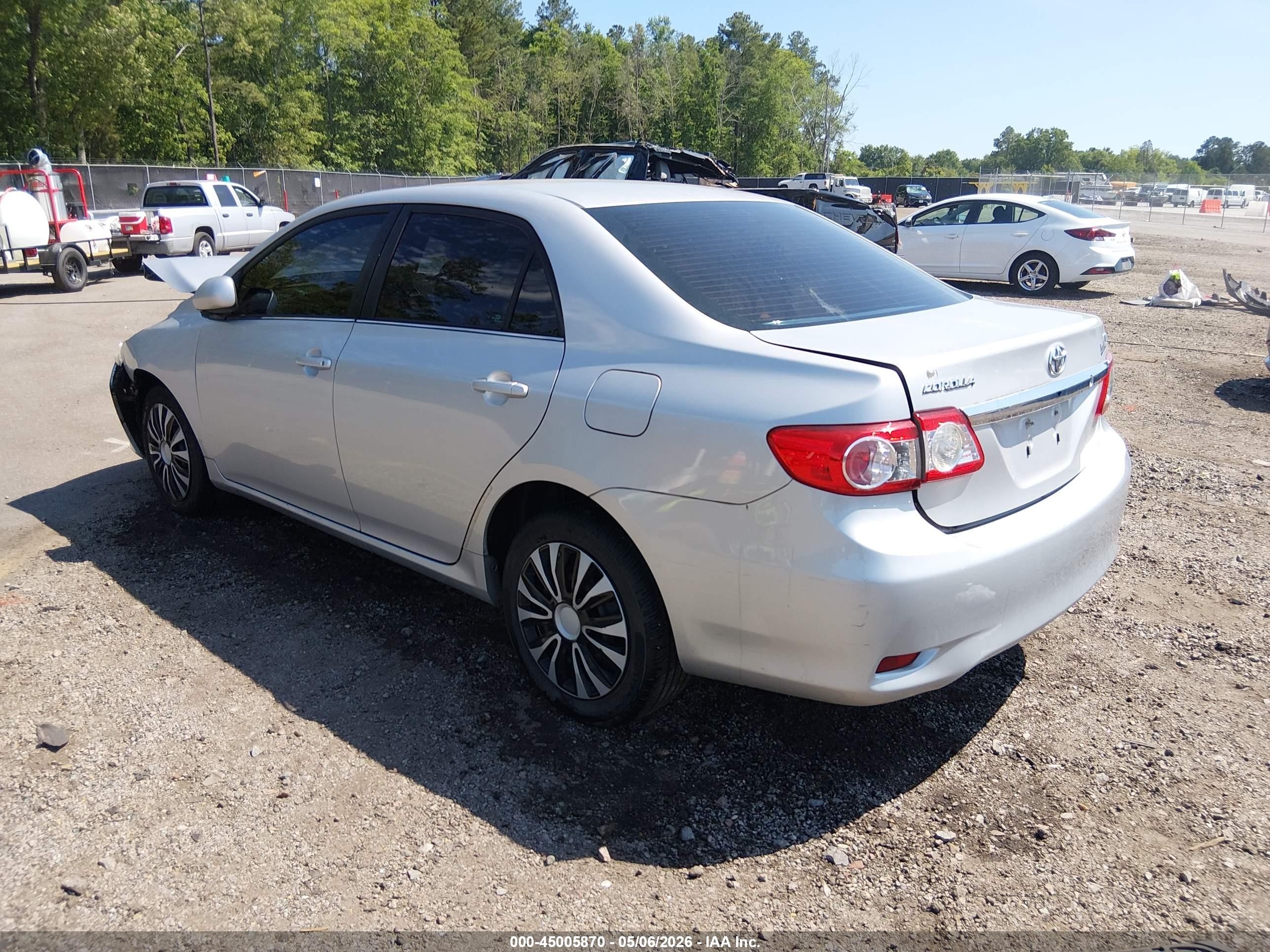 2013 Toyota Corolla L/le/le Special Edition/s/s Special Edition Серебряный vin: 5YFBU4EE1DP195515