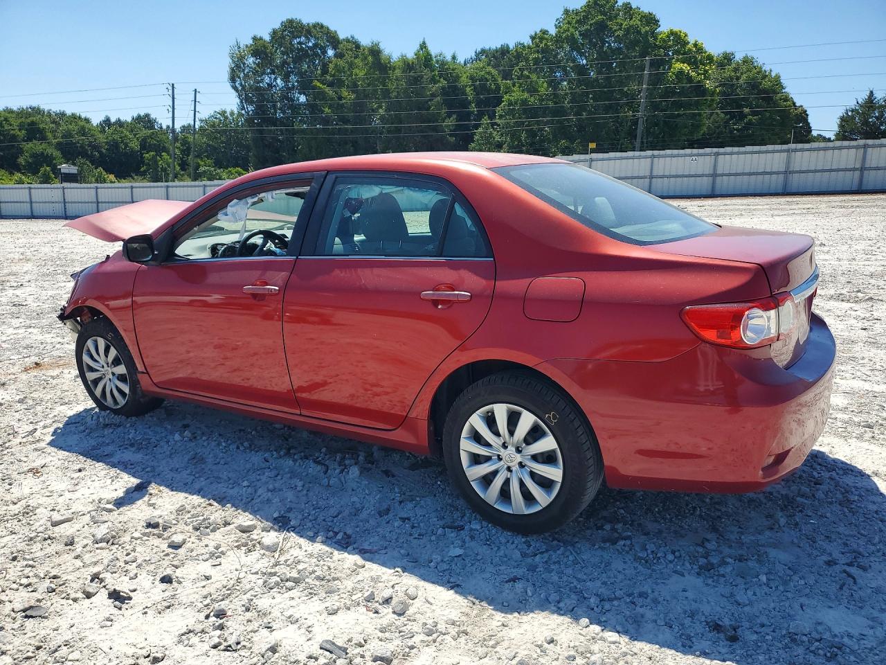 2013 Toyota Corolla Le Red vin: 5YFBU4EE1DP202494