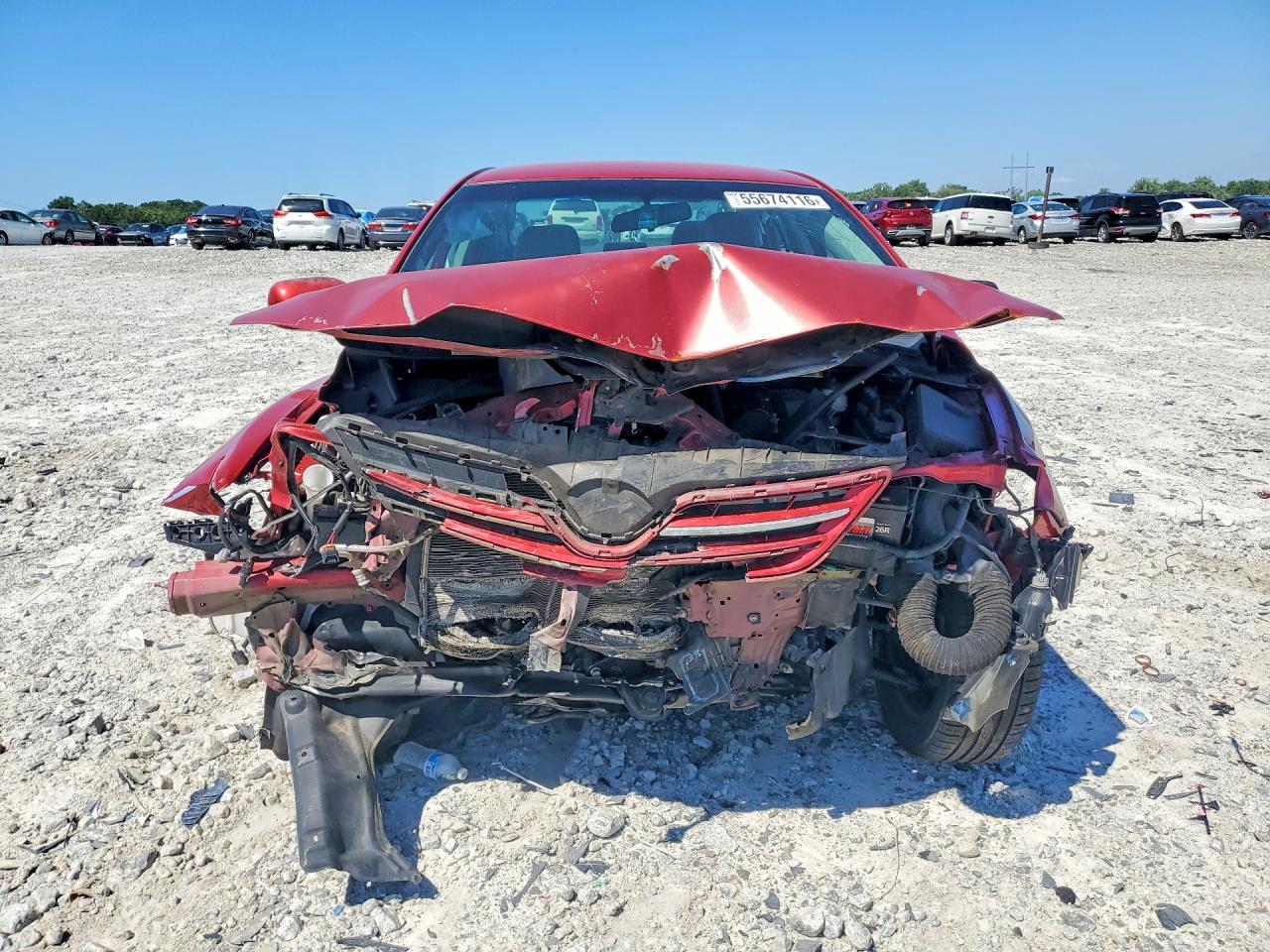 2013 Toyota Corolla Le Red vin: 5YFBU4EE1DP202494