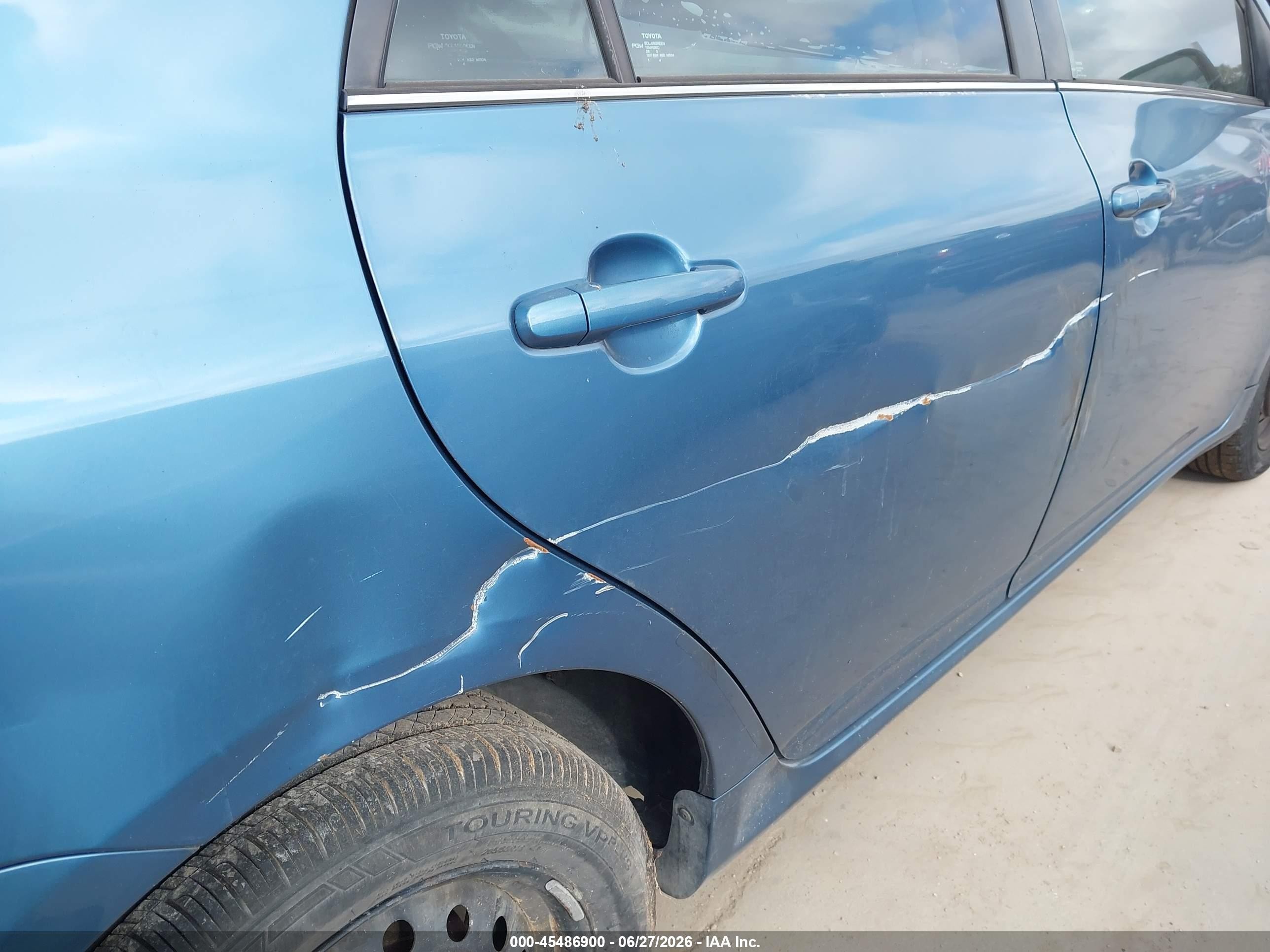 2013 Toyota Corolla Le Blue vin: 5YFBU4EE1DP210918