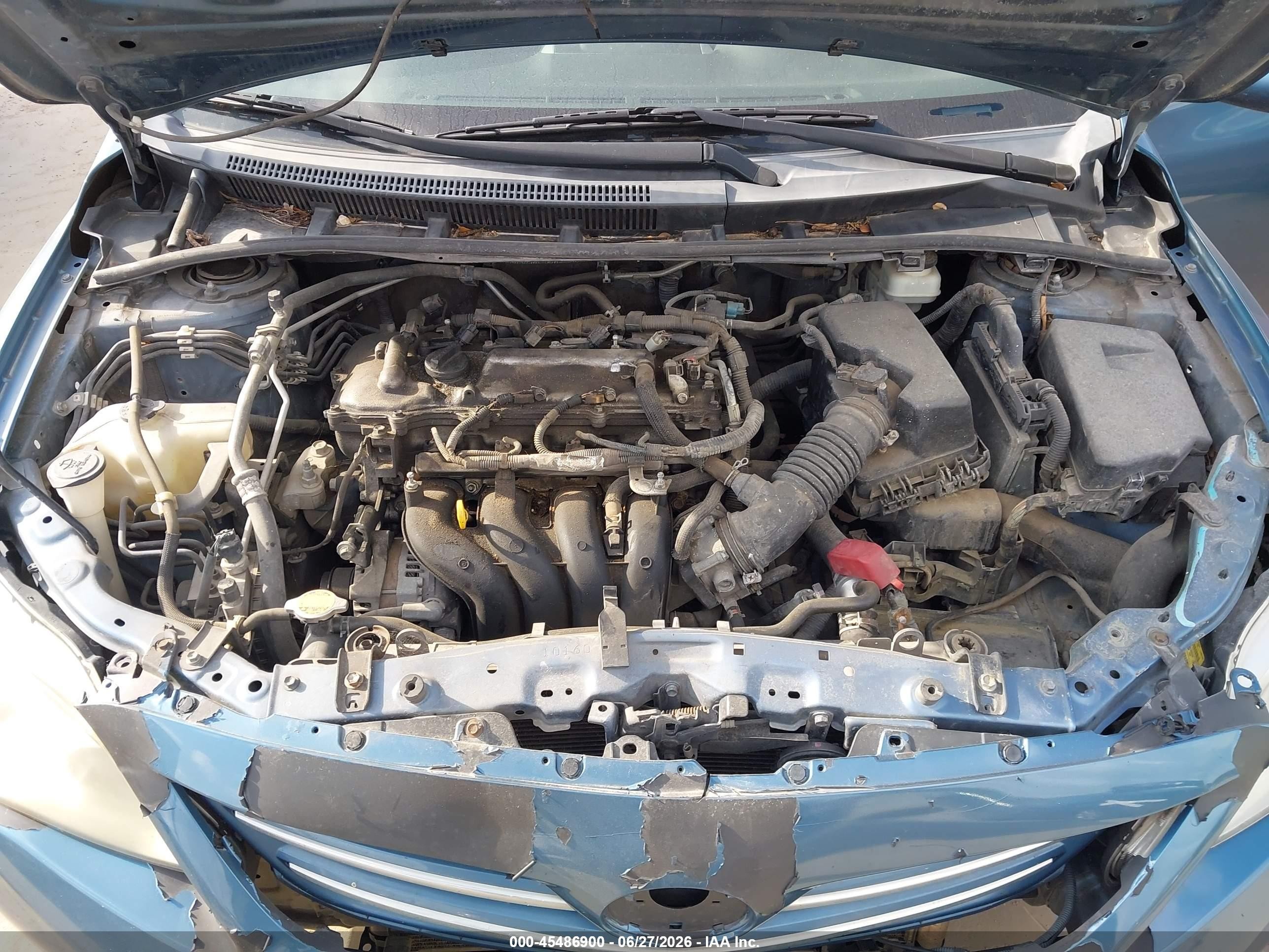 2013 Toyota Corolla Le Blue vin: 5YFBU4EE1DP210918