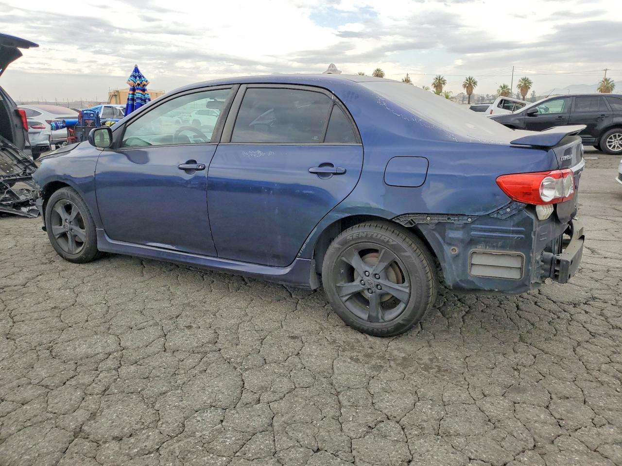 2013 Toyota Corolla S Blue vin: 5YFBU4EE1DP218999