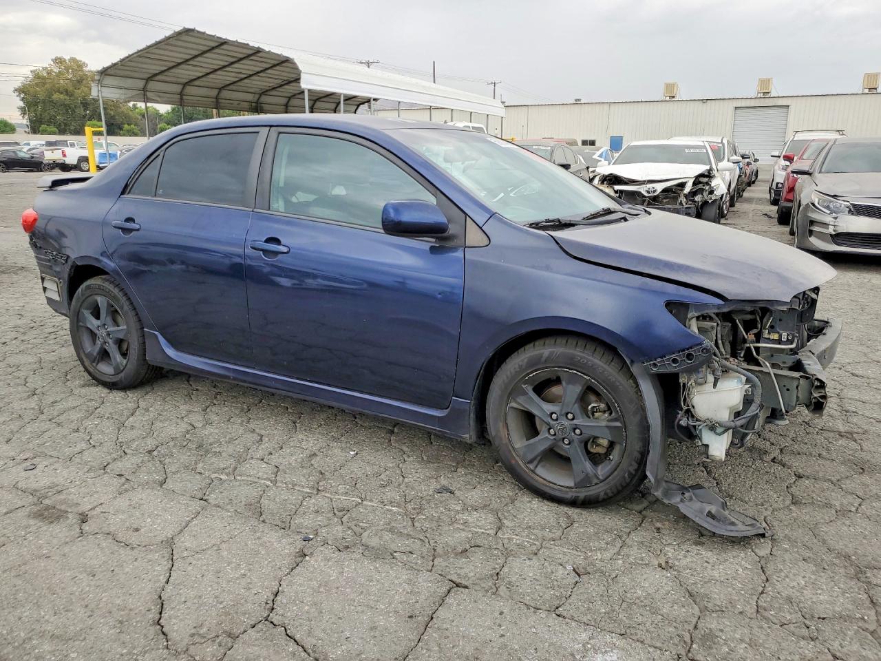 2013 Toyota Corolla S Blue vin: 5YFBU4EE1DP218999