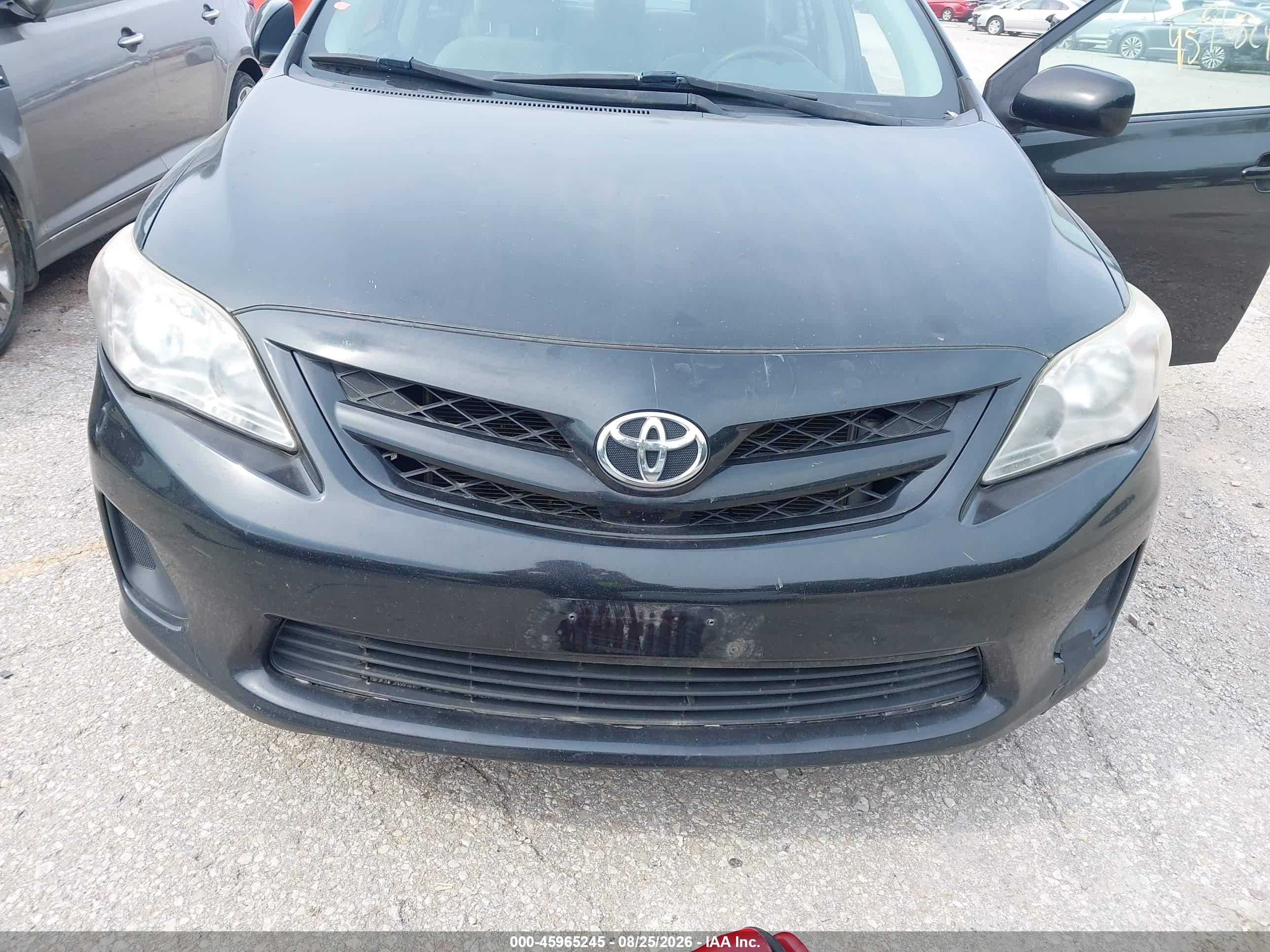 2011 Toyota Corolla Le Black vin: 5YFBU4EE2BP001068