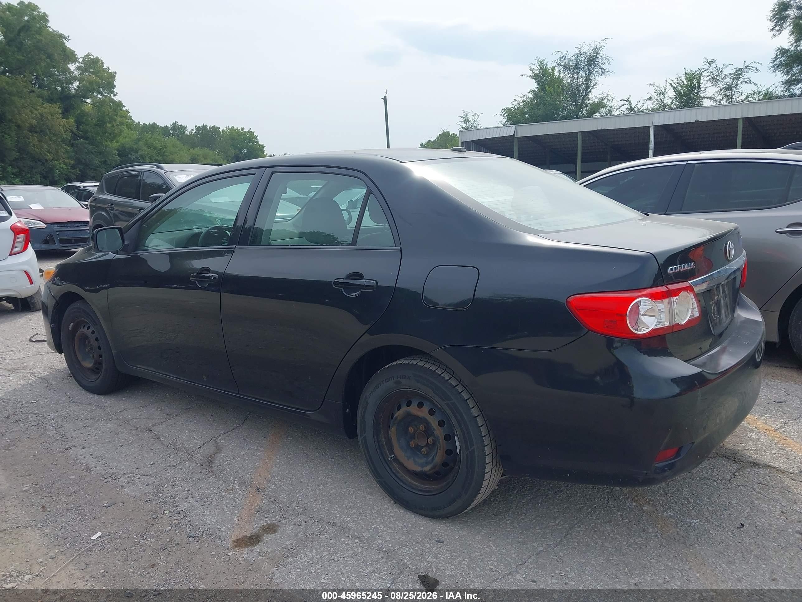 2011 Toyota Corolla Le Black vin: 5YFBU4EE2BP001068