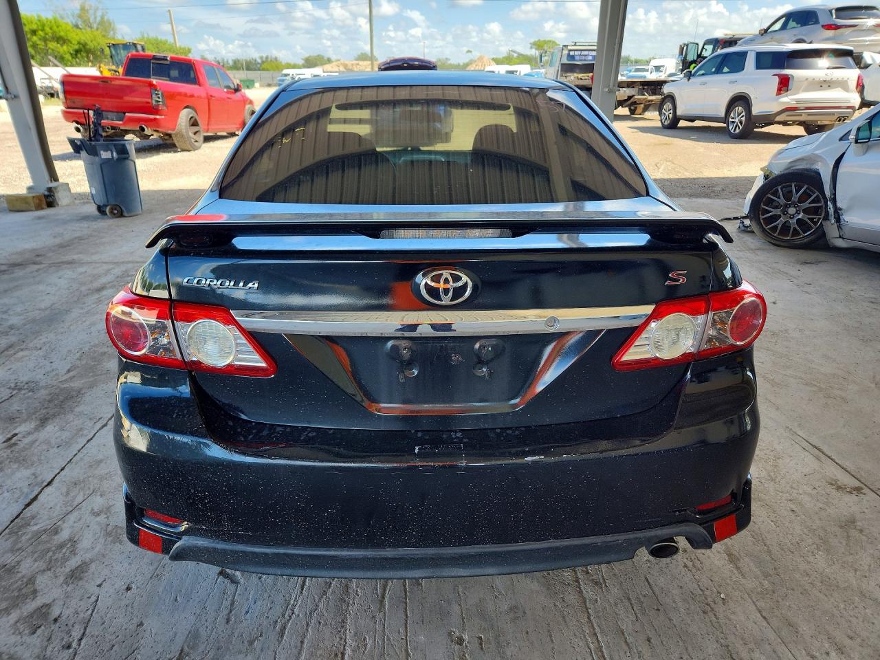 2011 Toyota Corolla S Black vin: 5YFBU4EE2BP002365