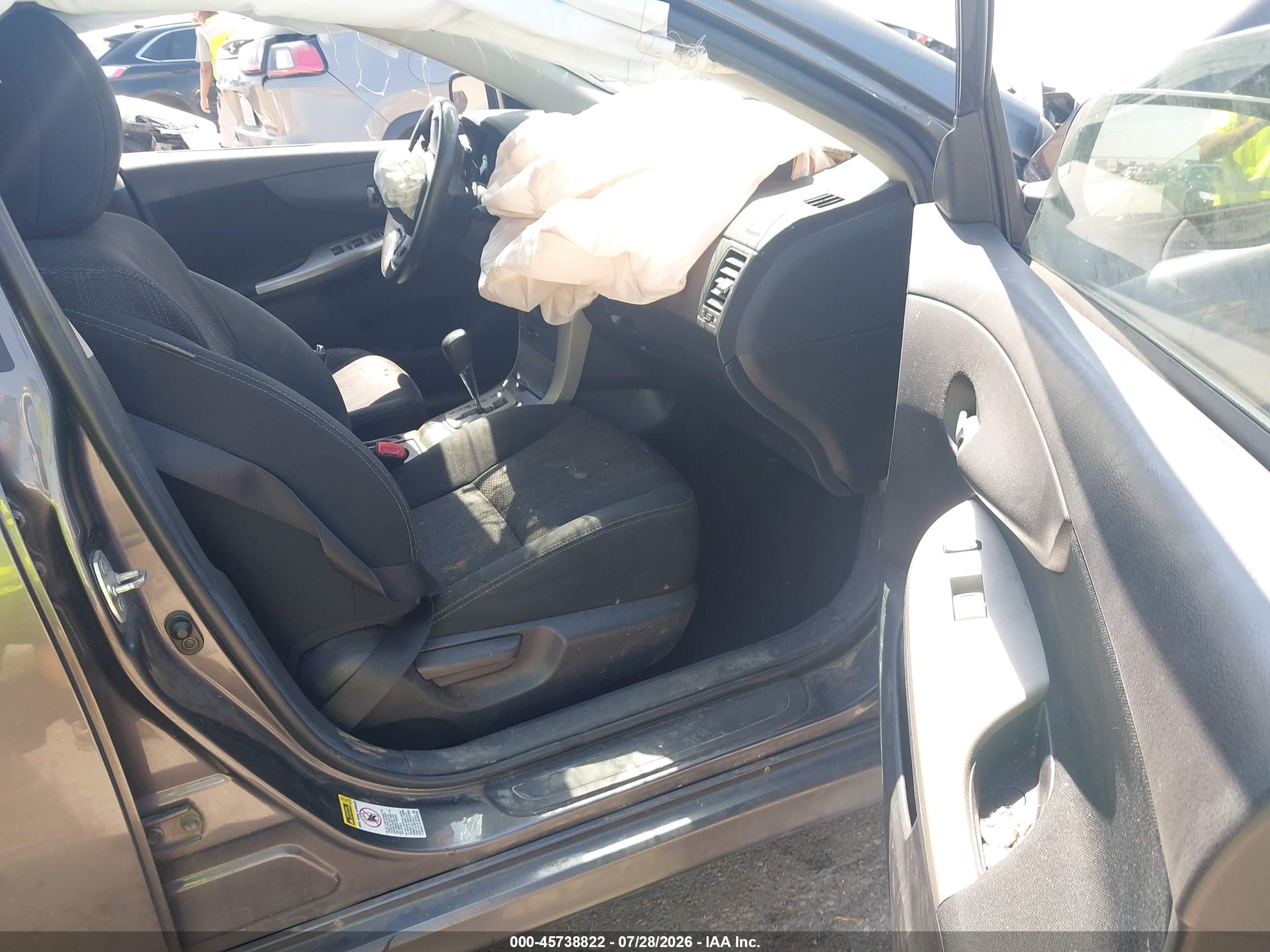 2012 Toyota Corolla S Gray vin: 5YFBU4EE2CP003890