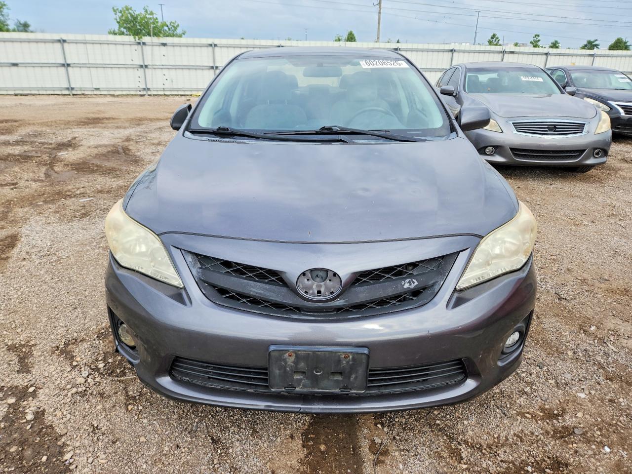 2012 Toyota Corolla Le Gray vin: 5YFBU4EE2CP006224