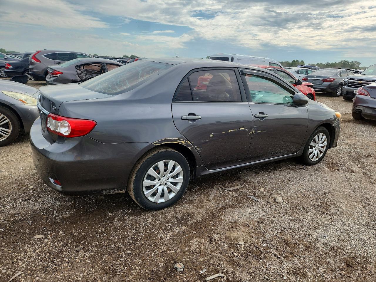 2012 Toyota Corolla Le Gray vin: 5YFBU4EE2CP006224