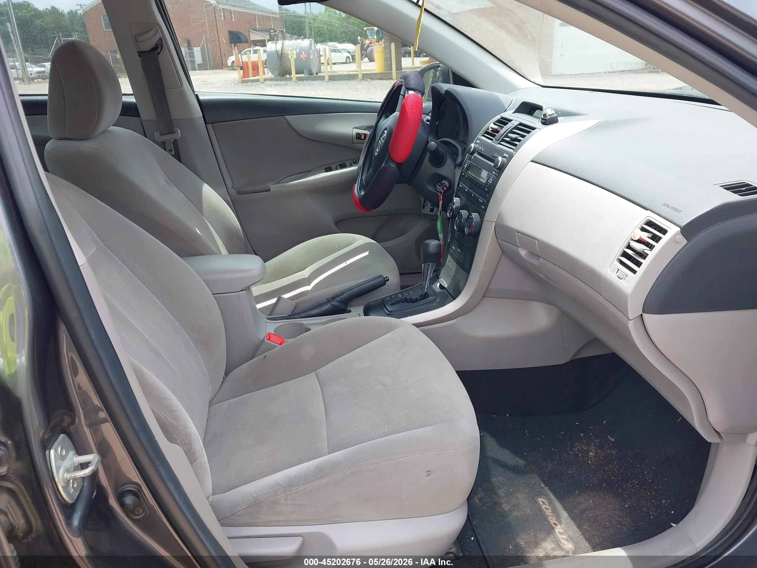 2012 Toyota Corolla L Gray vin: 5YFBU4EE2CP006658