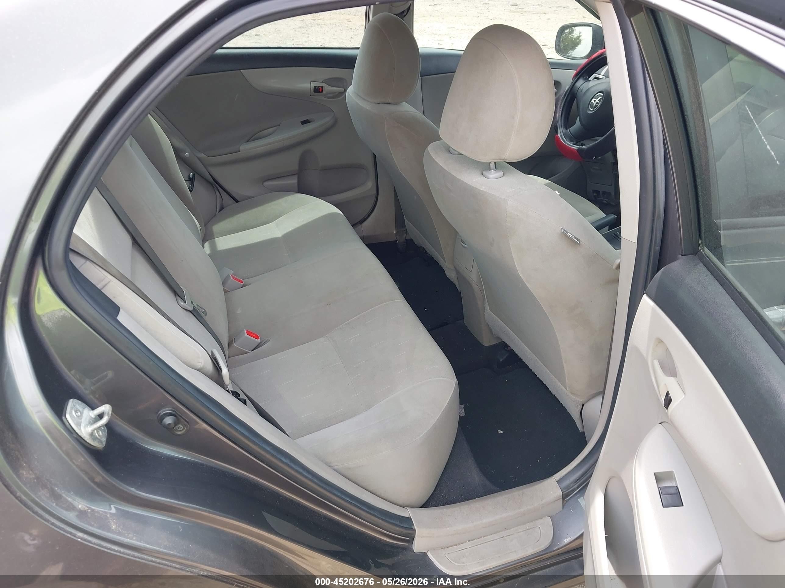 2012 Toyota Corolla L Gray vin: 5YFBU4EE2CP006658