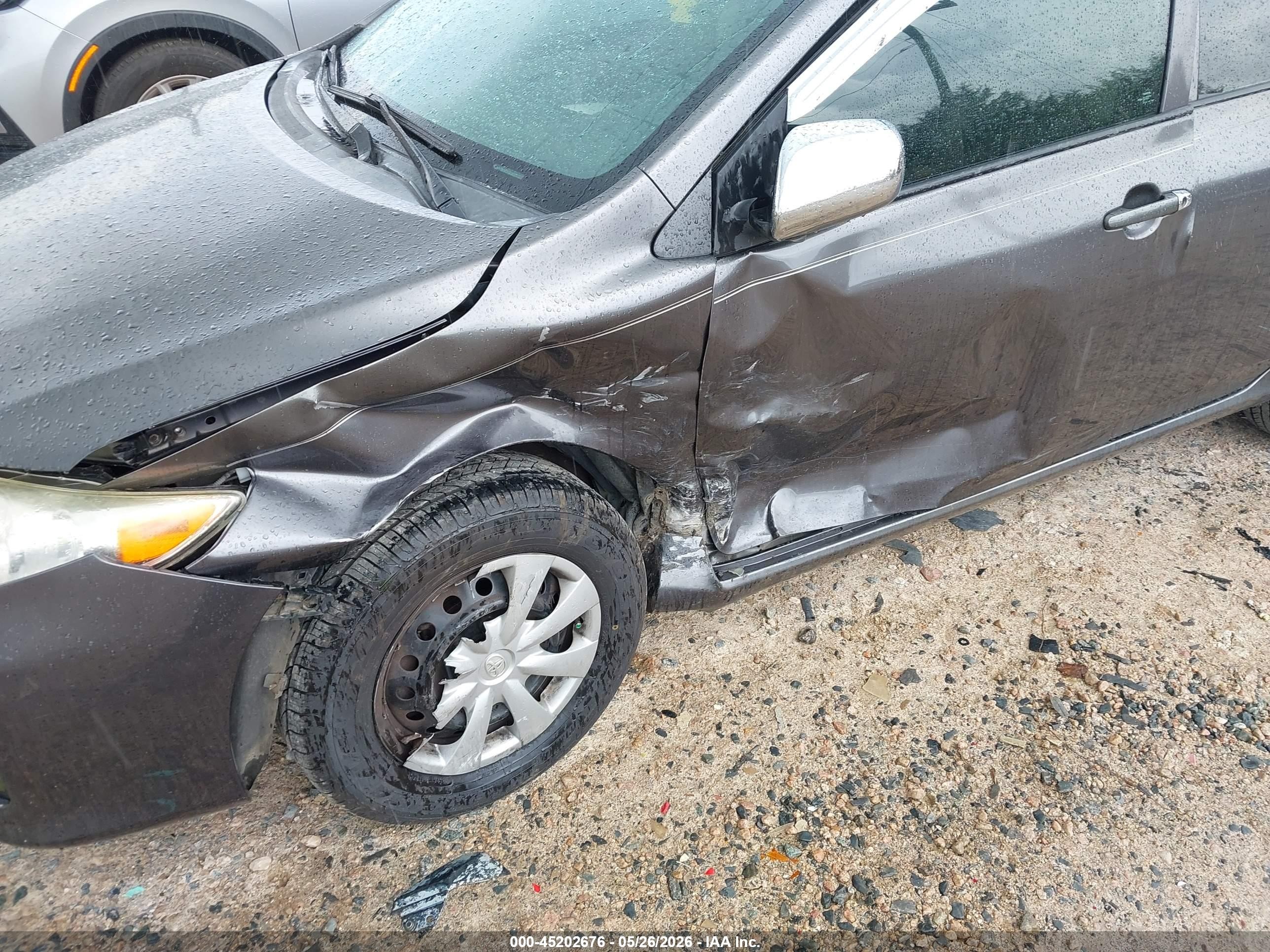 2012 Toyota Corolla L Gray vin: 5YFBU4EE2CP006658