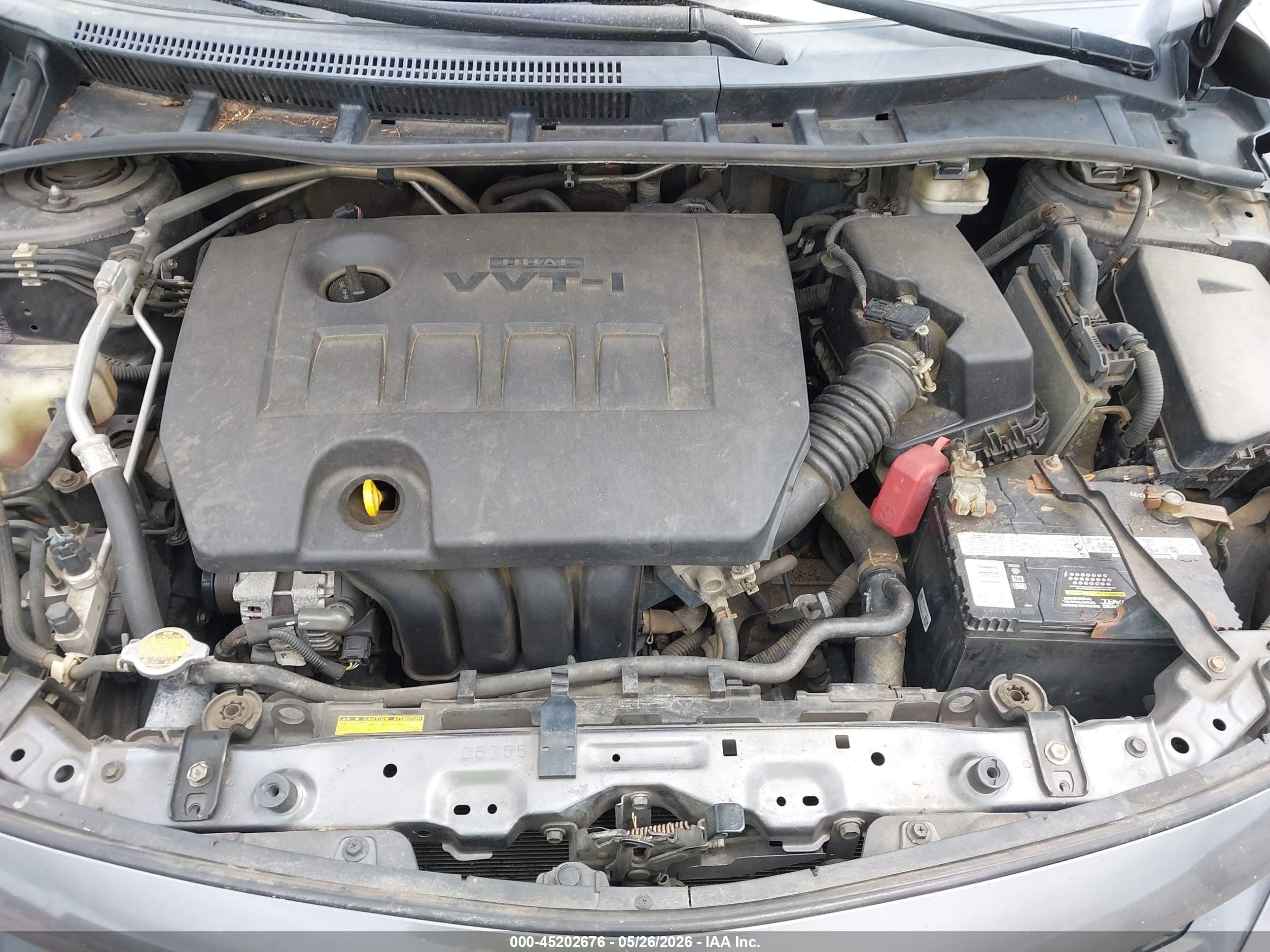 2012 Toyota Corolla L Gray vin: 5YFBU4EE2CP006658
