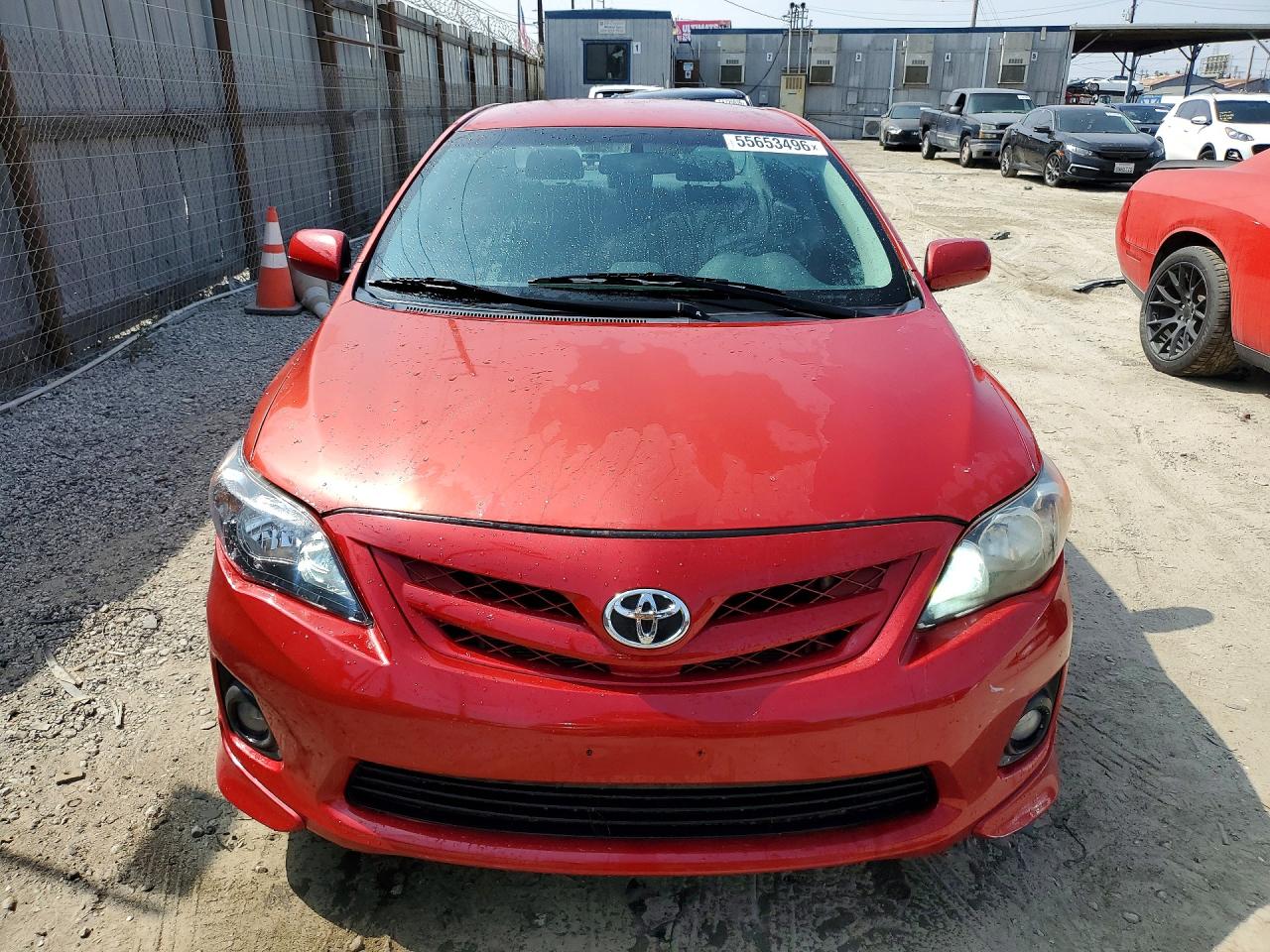 2012 Toyota Corolla S Red vin: 5YFBU4EE2CP007096