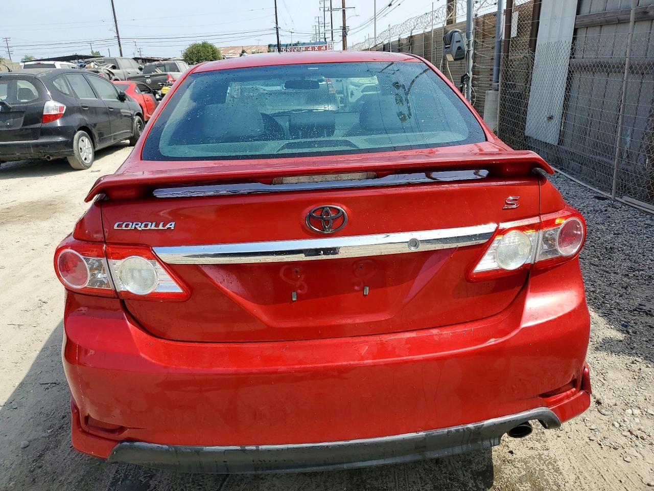 2012 Toyota Corolla S Red vin: 5YFBU4EE2CP007096