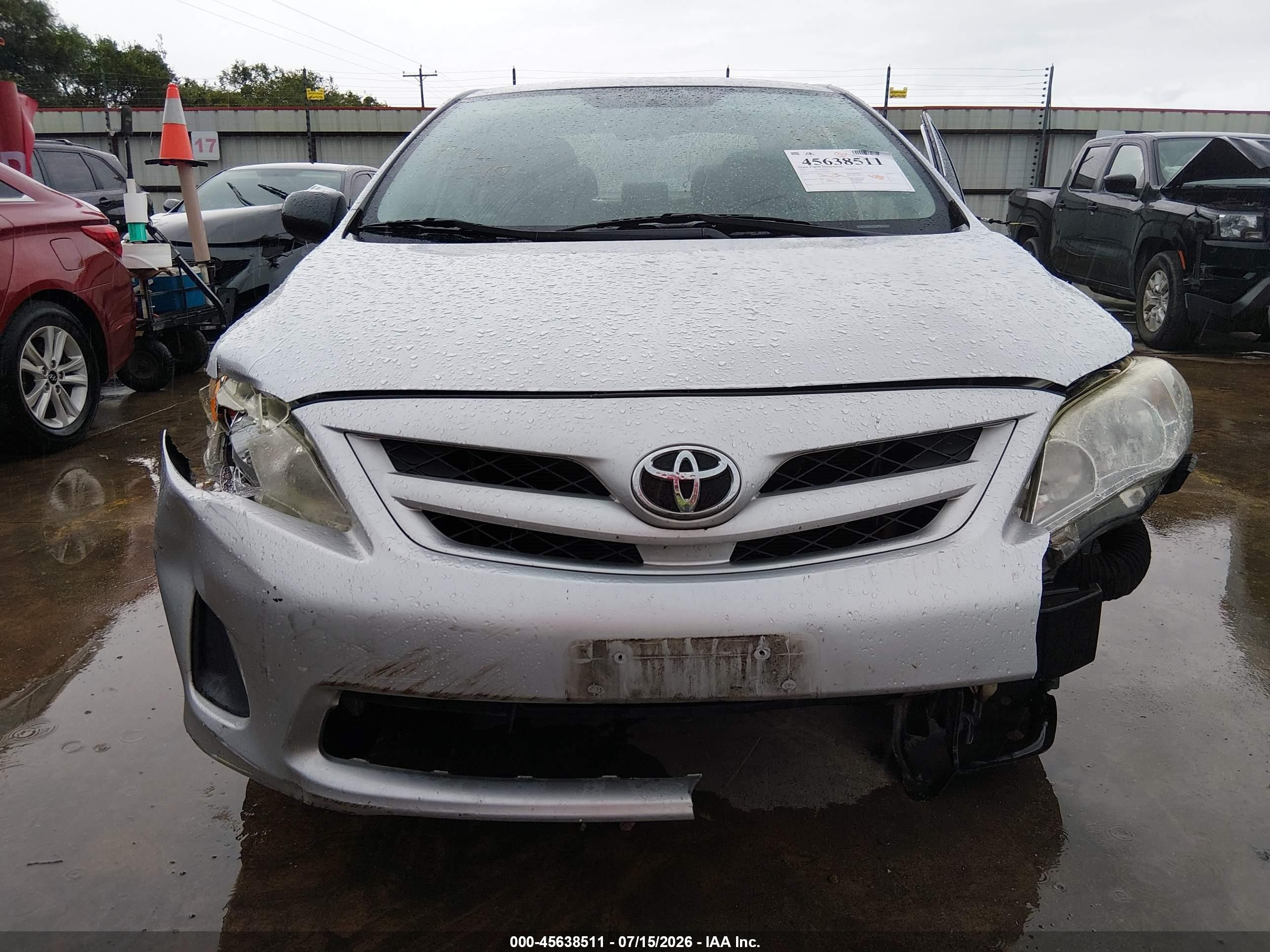 2012 Toyota Corolla L Gray vin: 5YFBU4EE2CP010757