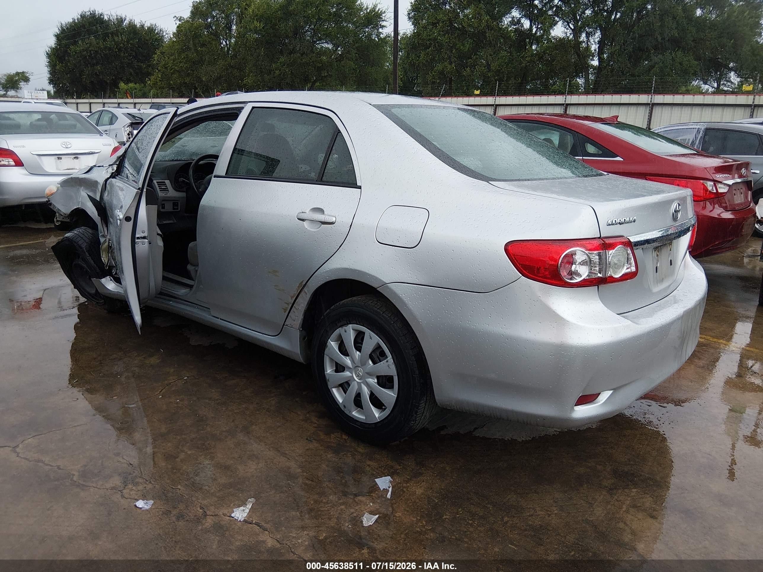 2012 Toyota Corolla L Gray vin: 5YFBU4EE2CP010757