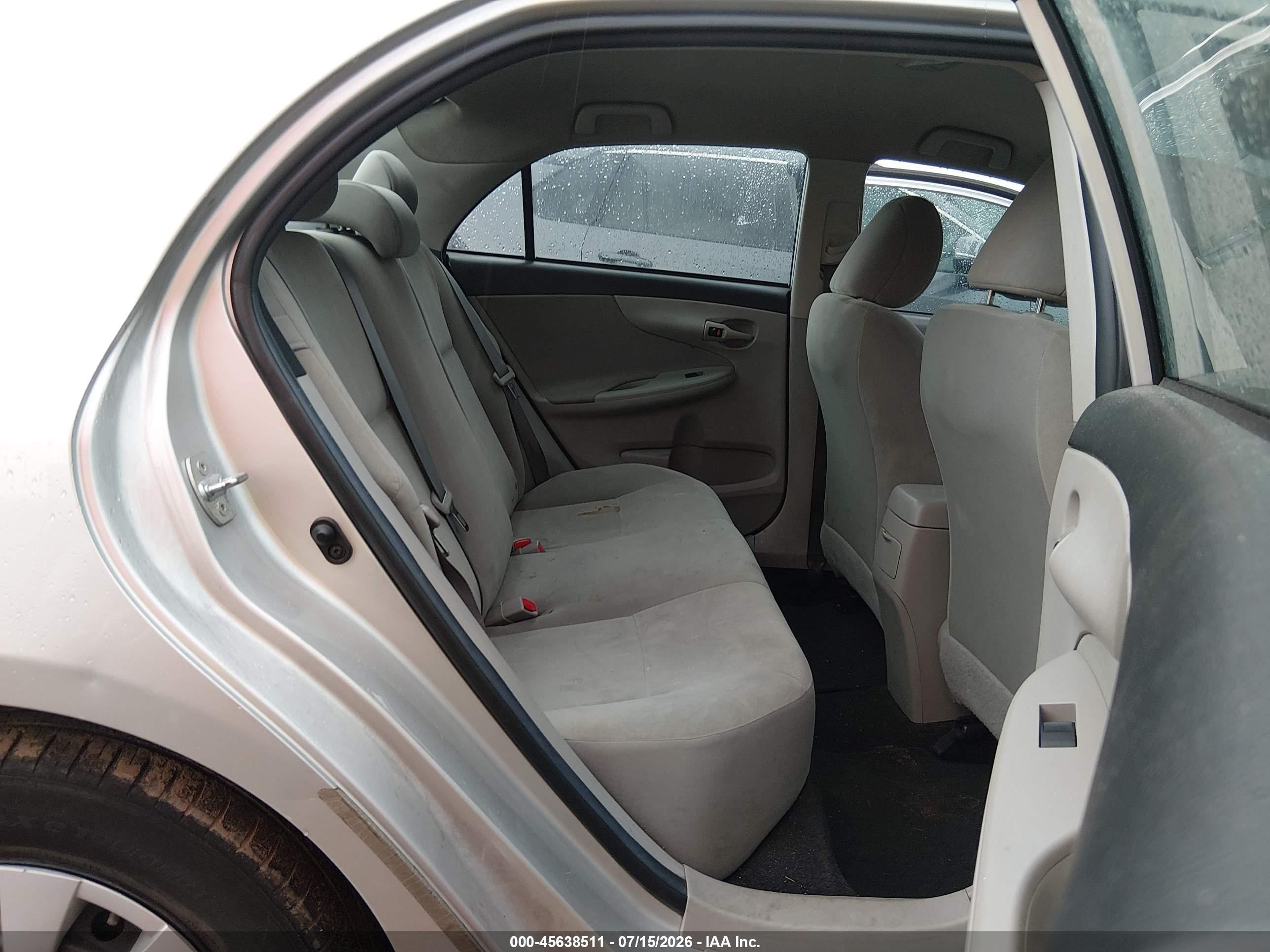 2012 Toyota Corolla L Gray vin: 5YFBU4EE2CP010757