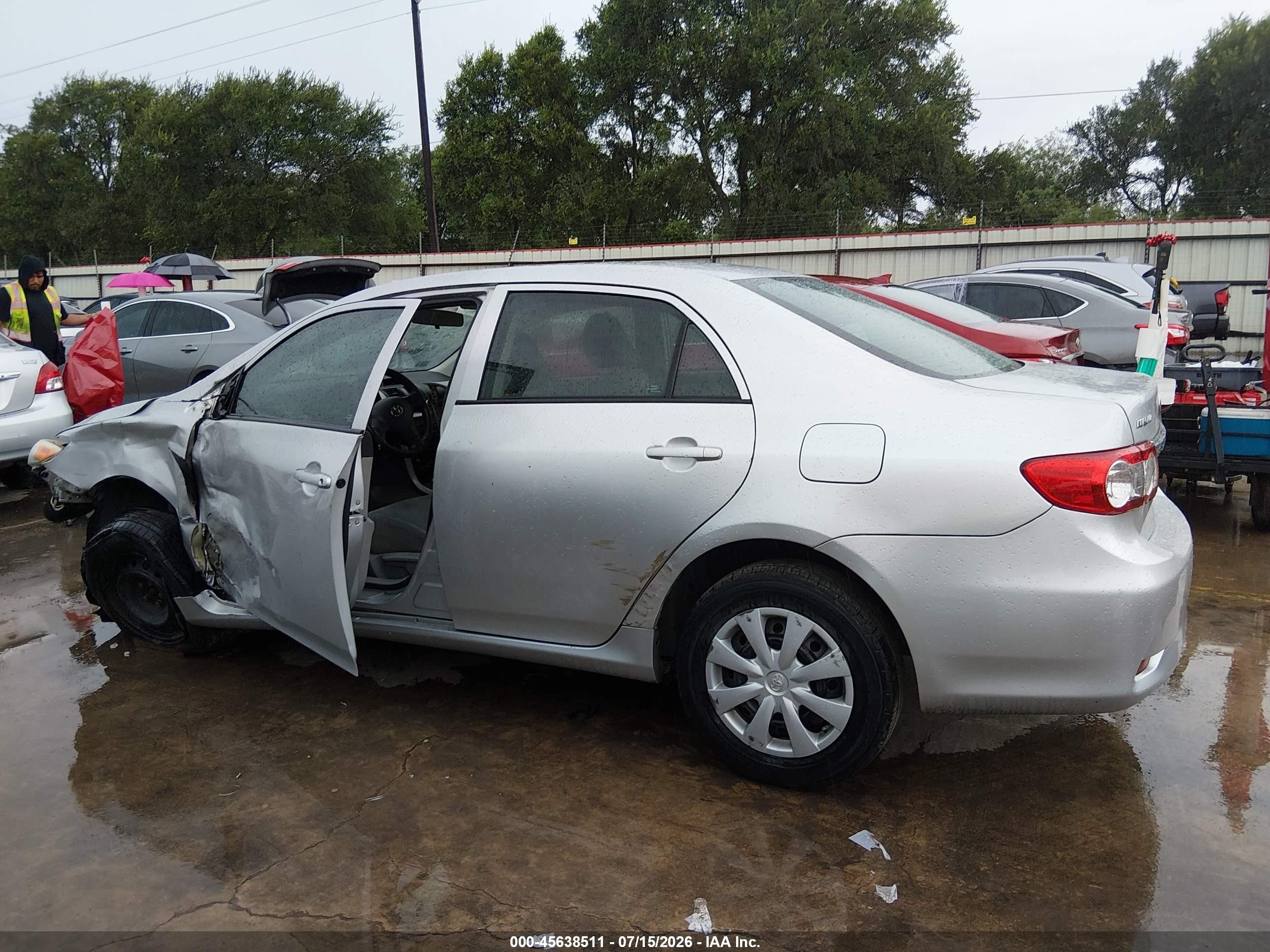 2012 Toyota Corolla L Gray vin: 5YFBU4EE2CP010757