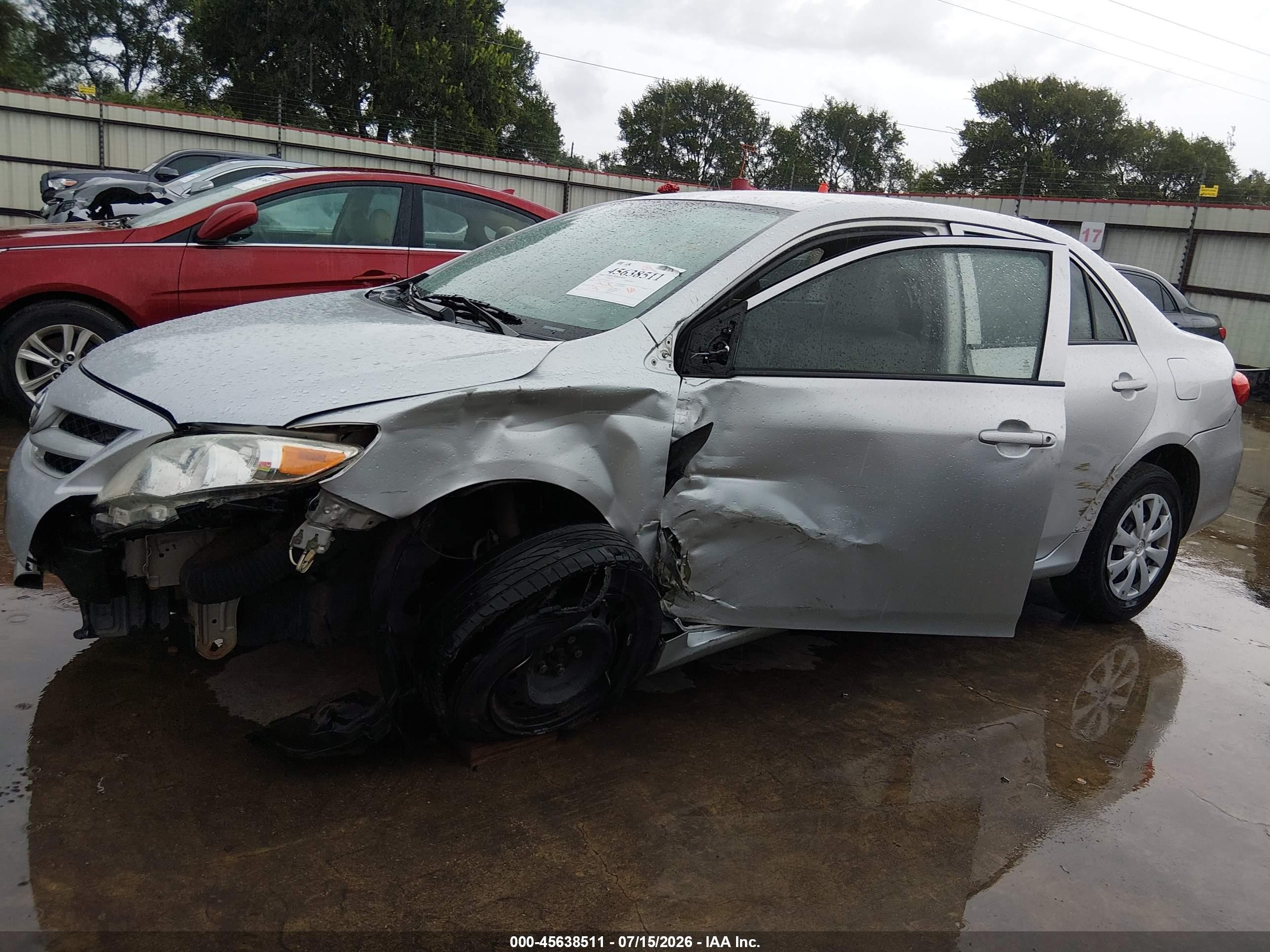 2012 Toyota Corolla L Gray vin: 5YFBU4EE2CP010757