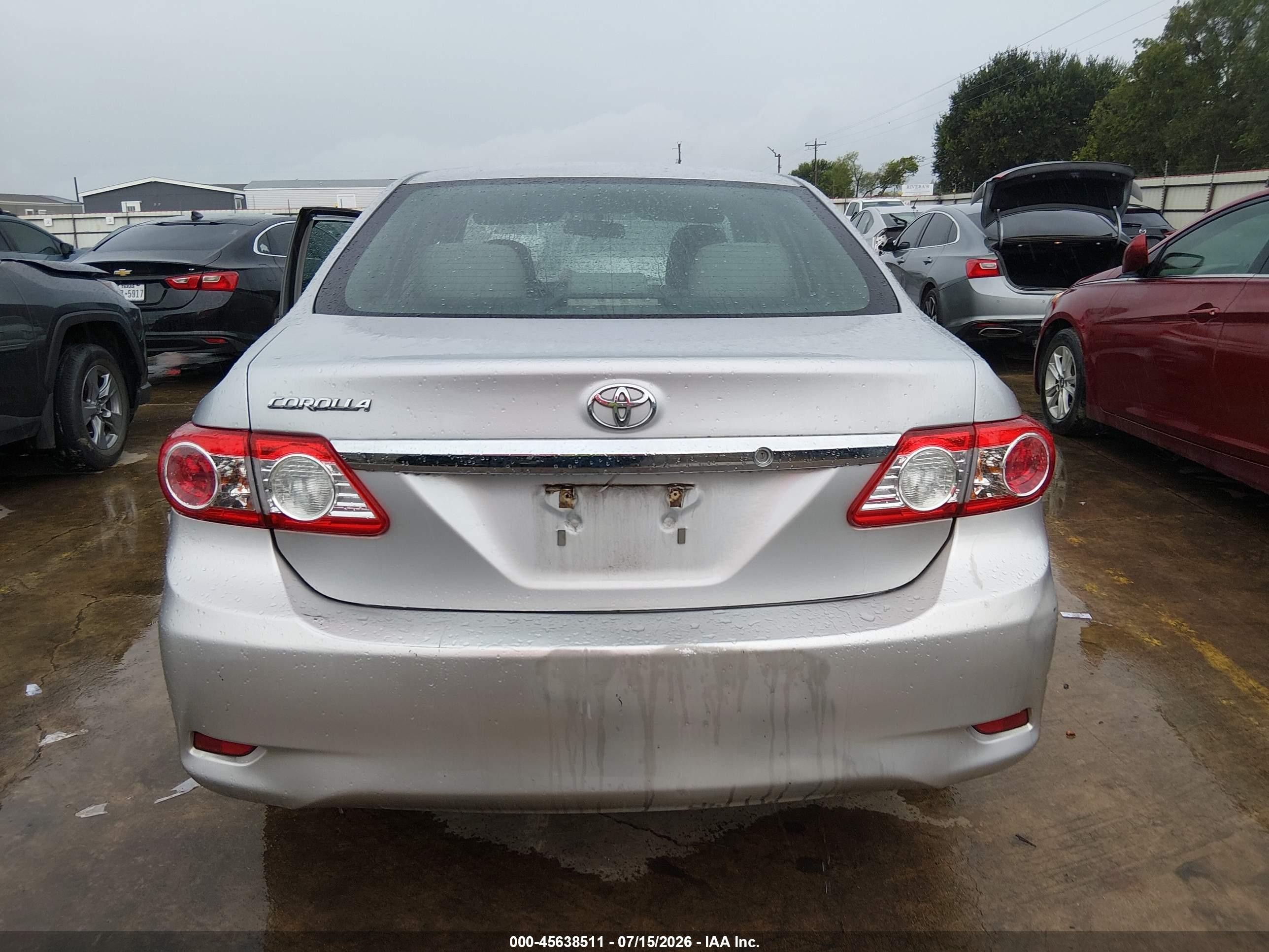 2012 Toyota Corolla L Gray vin: 5YFBU4EE2CP010757