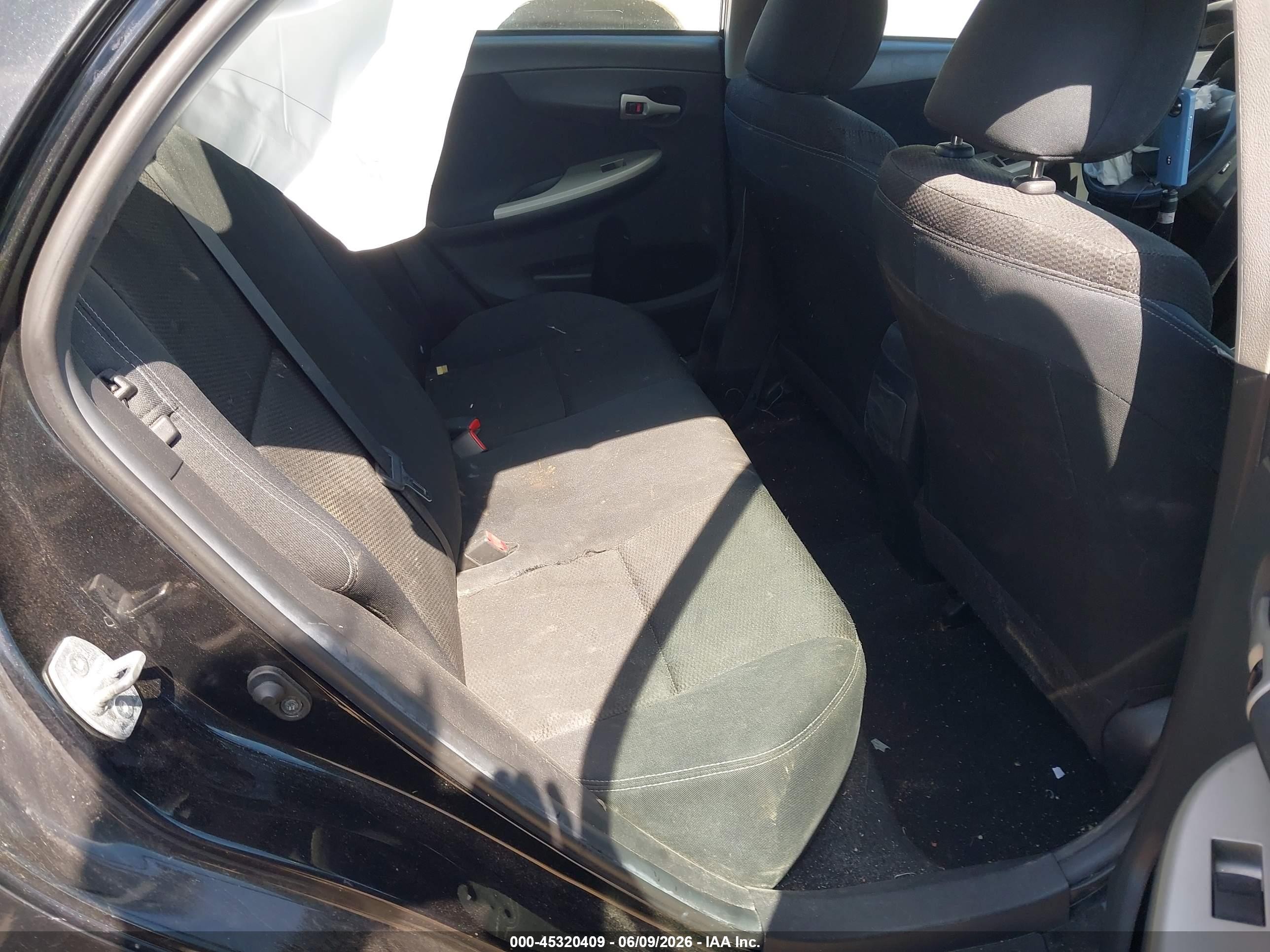 2012 Toyota Corolla S Black vin: 5YFBU4EE2CP011357