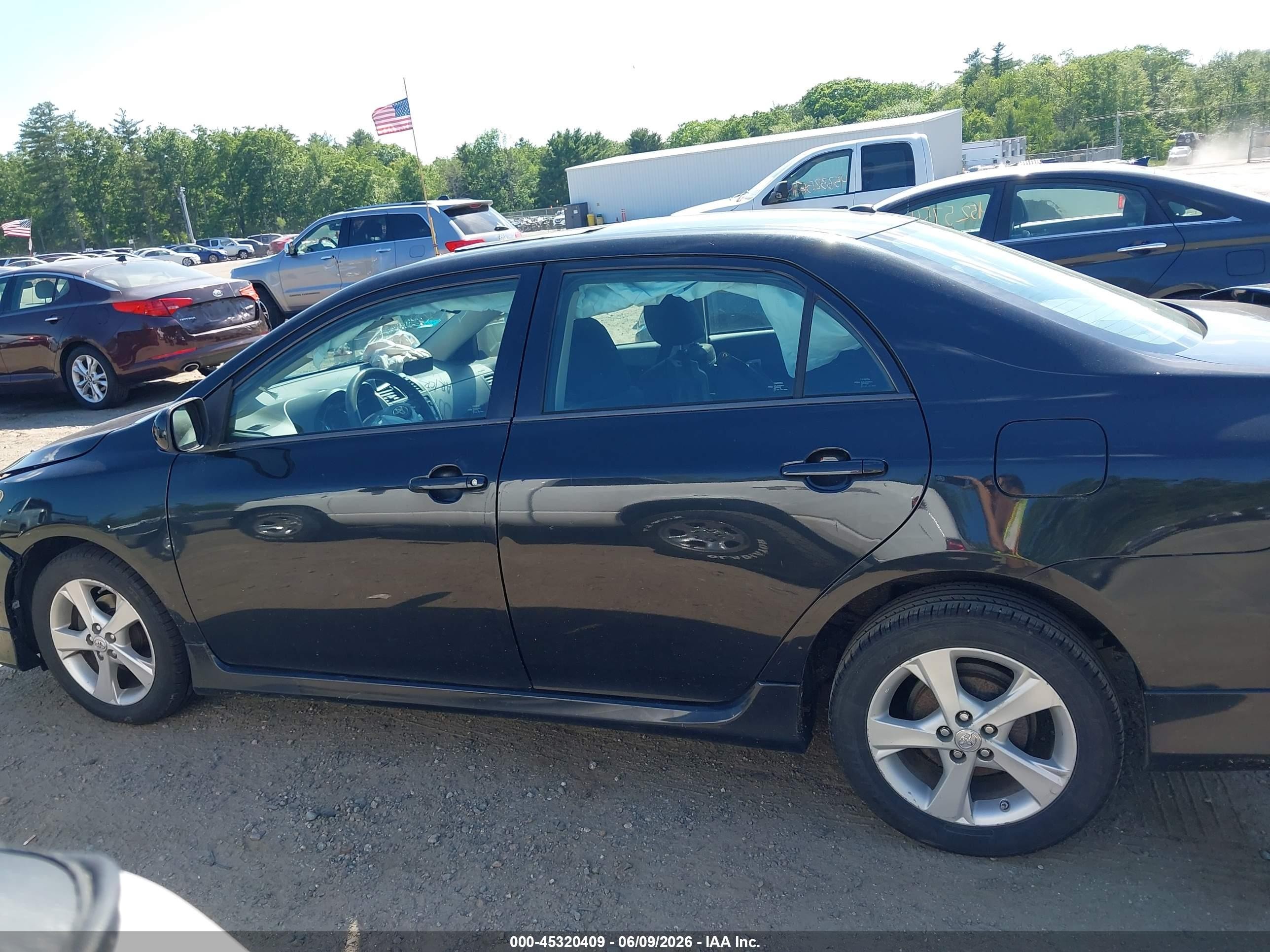 2012 Toyota Corolla S Black vin: 5YFBU4EE2CP011357