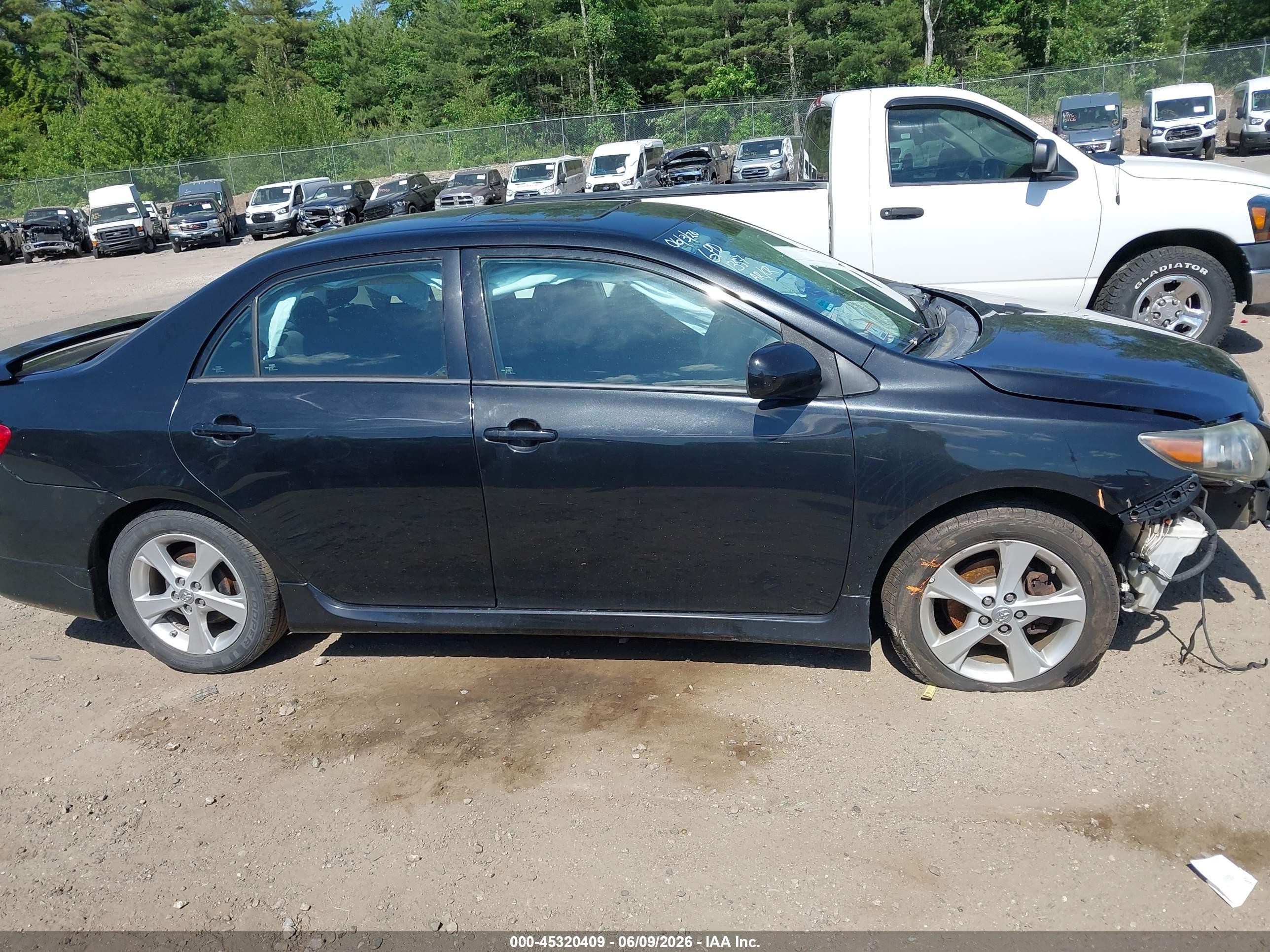 2012 Toyota Corolla S Black vin: 5YFBU4EE2CP011357