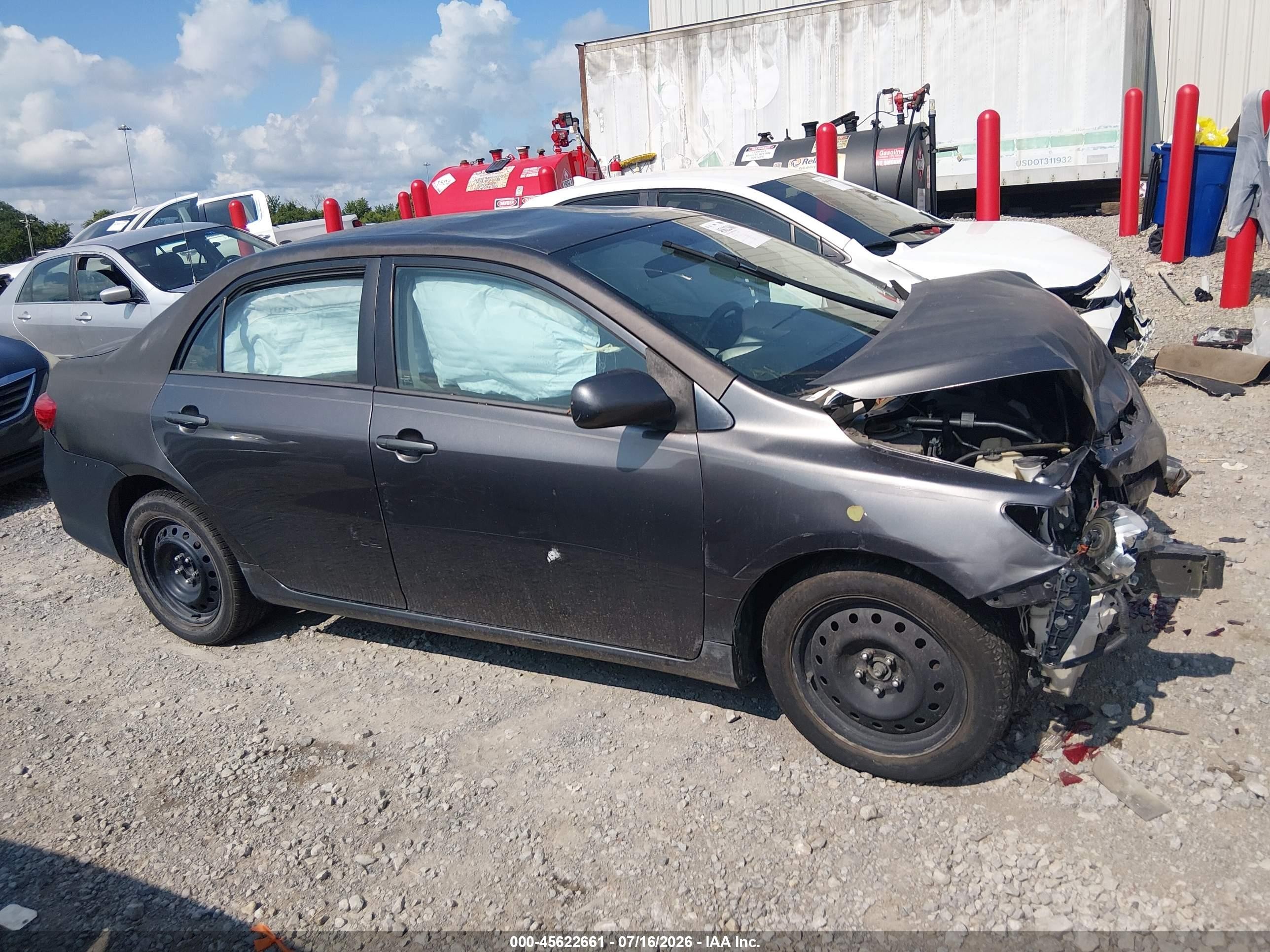 2012 Toyota Corolla Le Gray vin: 5YFBU4EE2CP023069