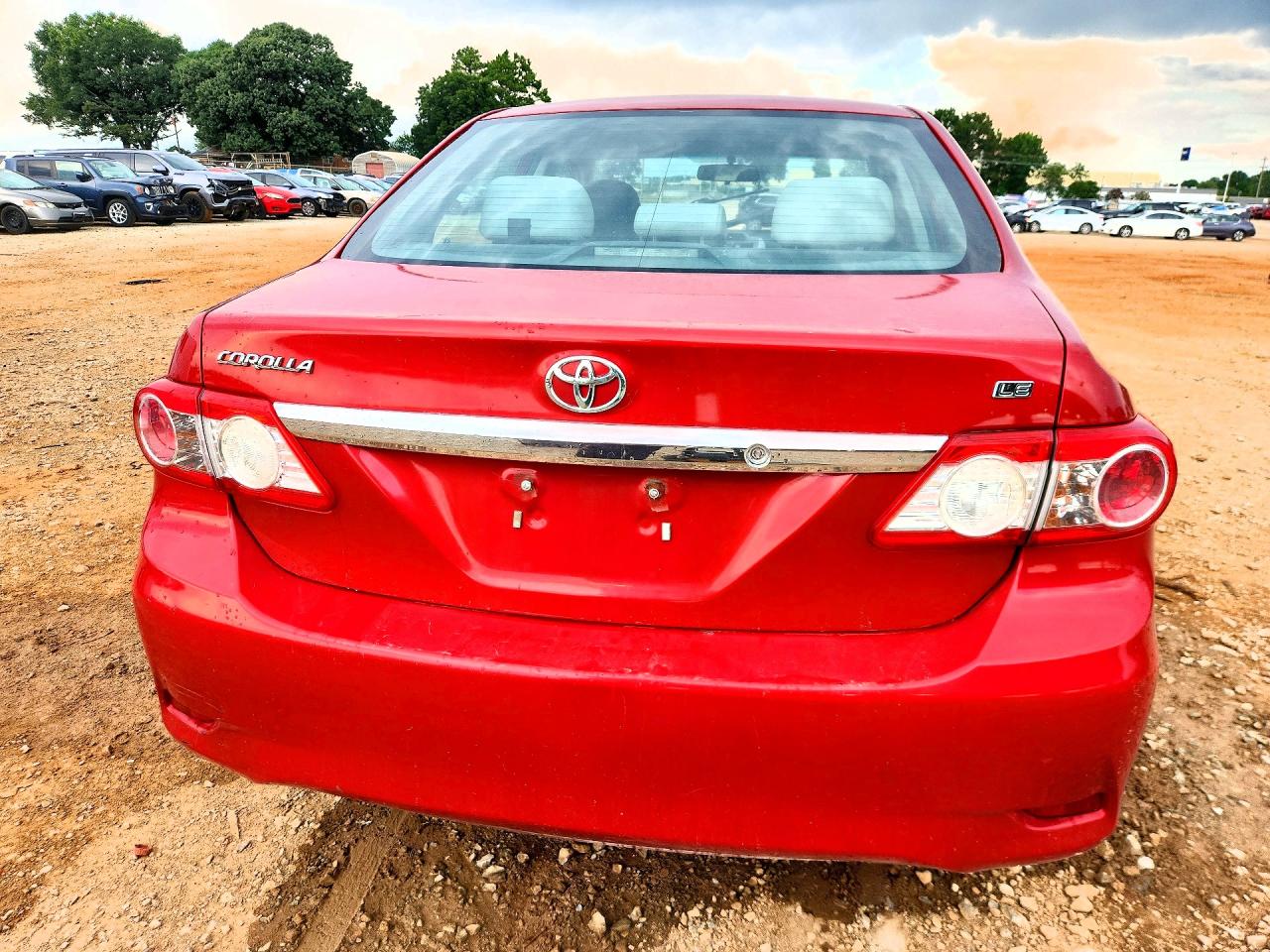 2012 Toyota Corolla Le Красный vin: 5YFBU4EE2CP023704