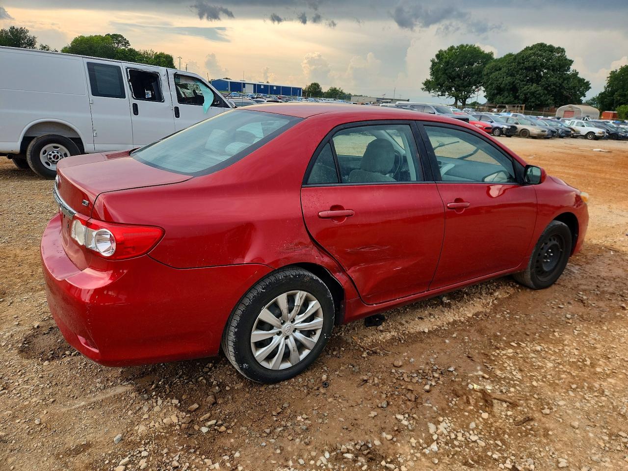 2012 Toyota Corolla Le Красный vin: 5YFBU4EE2CP023704