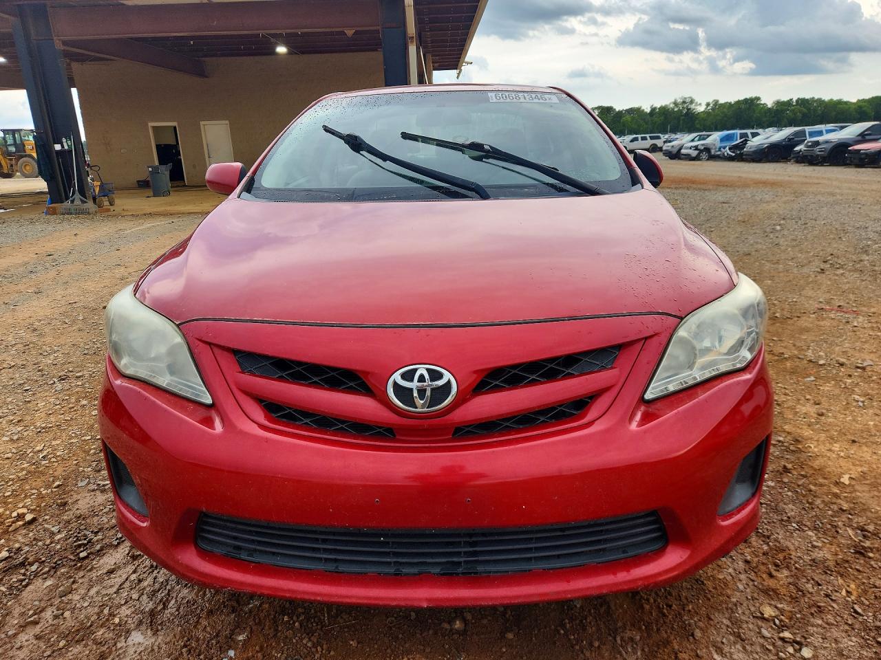 2012 Toyota Corolla Le Красный vin: 5YFBU4EE2CP023704