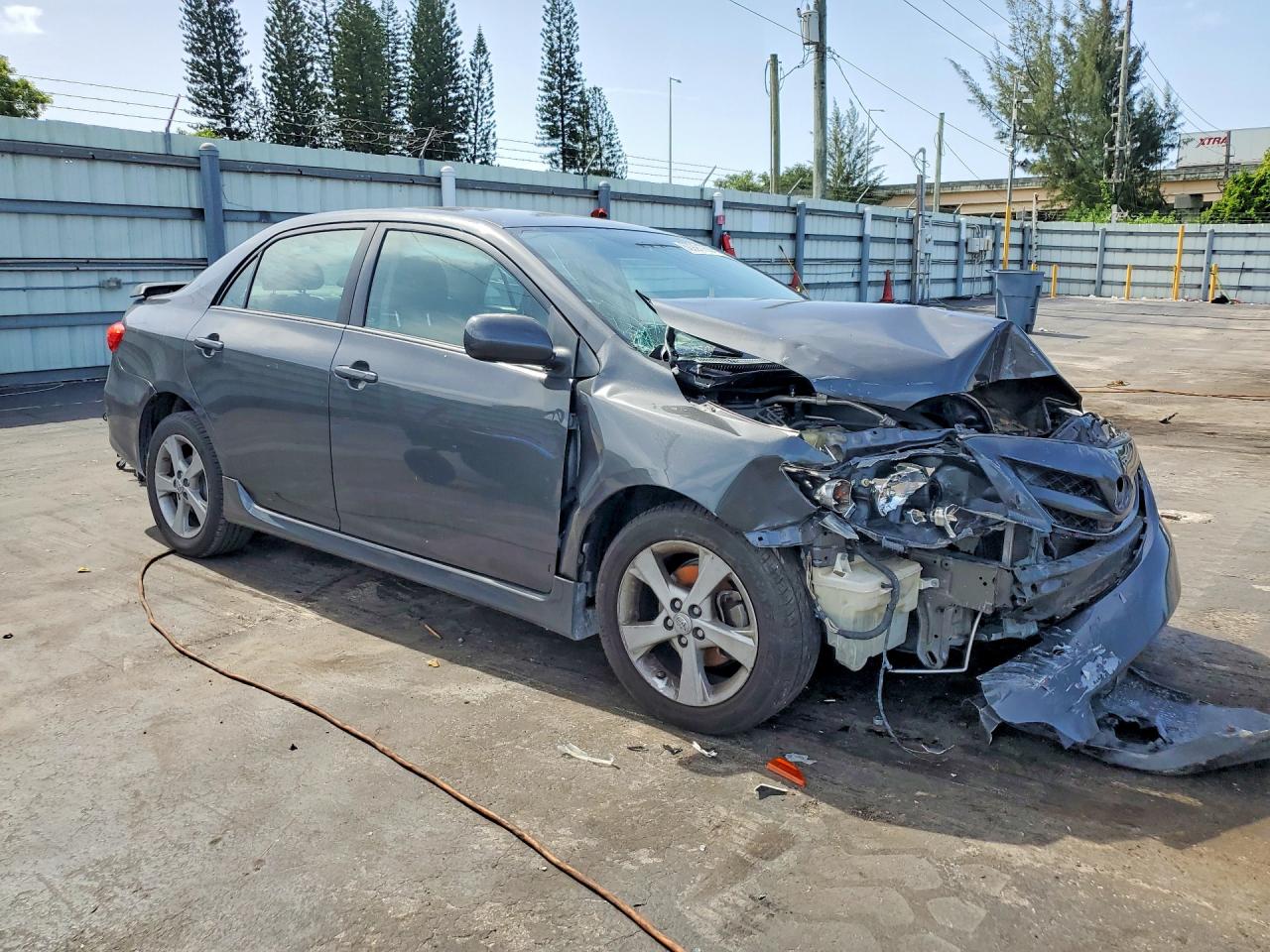 2012 Toyota Corolla S Gray vin: 5YFBU4EE2CP028921
