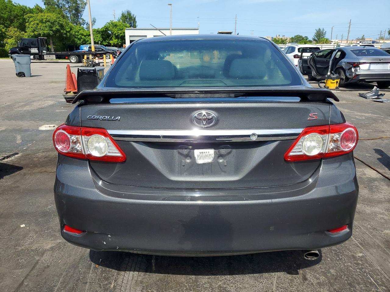 2012 Toyota Corolla S Gray vin: 5YFBU4EE2CP028921