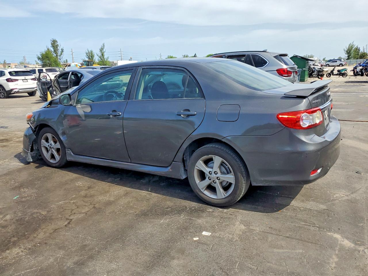2012 Toyota Corolla S Gray vin: 5YFBU4EE2CP028921