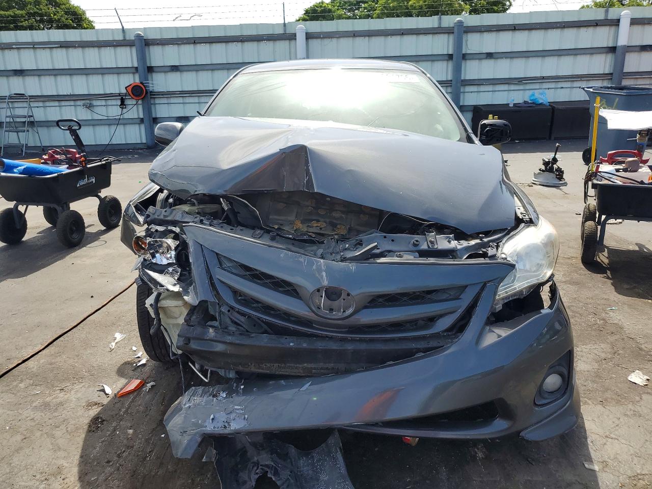 2012 Toyota Corolla S Gray vin: 5YFBU4EE2CP028921