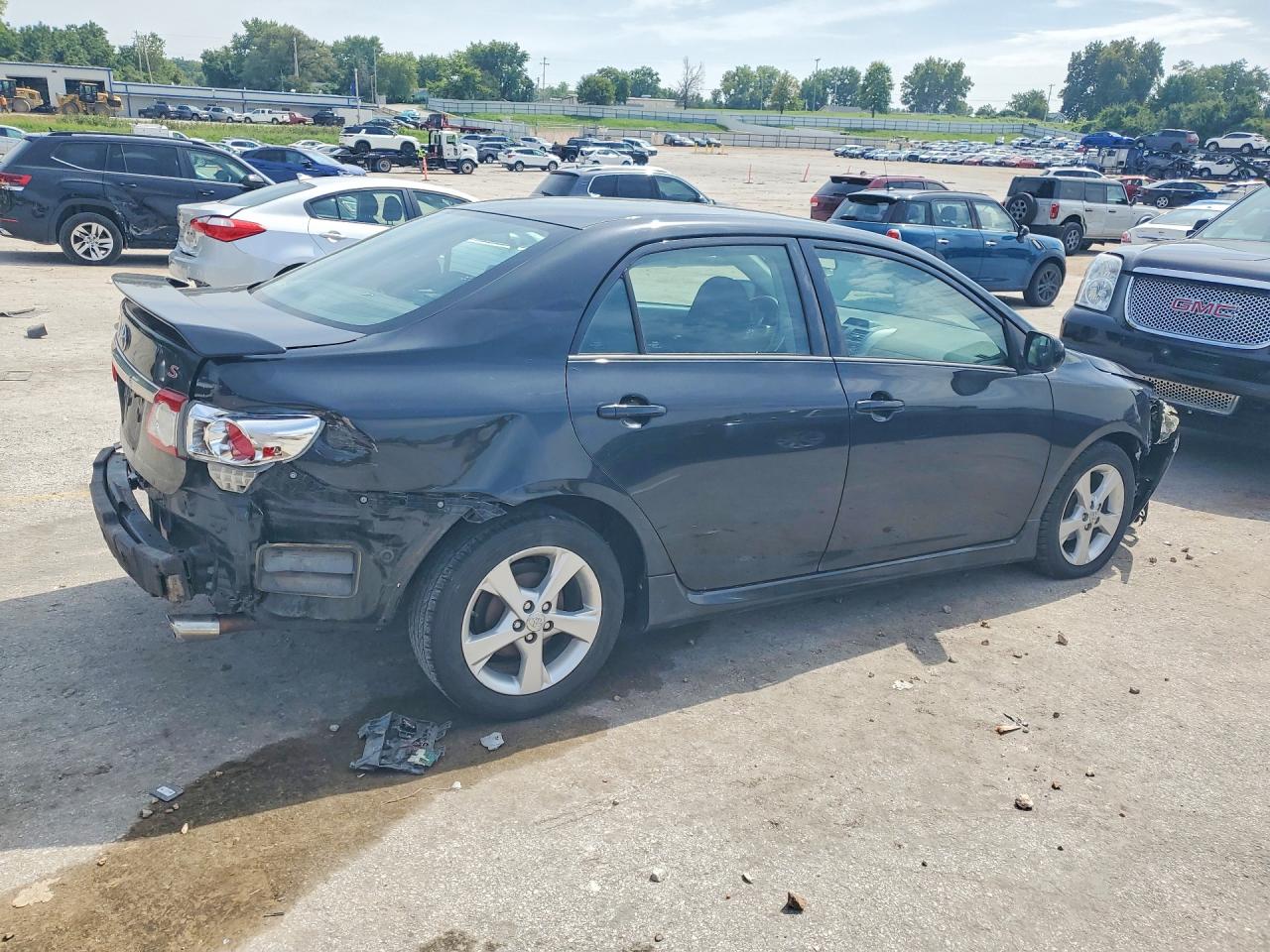2012 Toyota Corolla S Black vin: 5YFBU4EE2CP033407