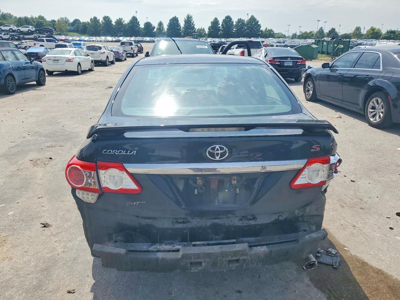 2012 Toyota Corolla S Black vin: 5YFBU4EE2CP033407