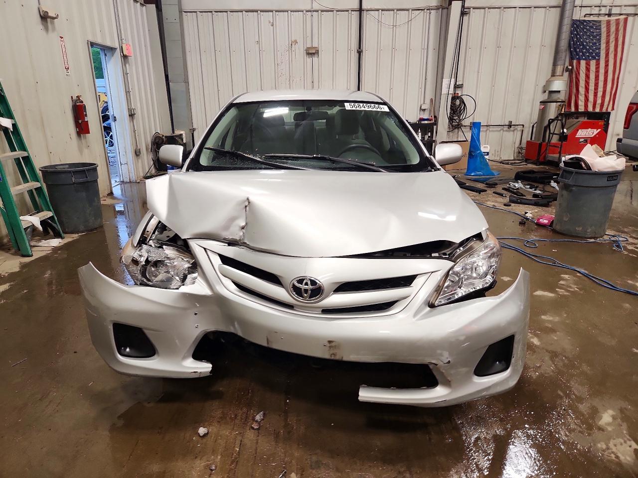 2012 Toyota Corolla L Gray vin: 5YFBU4EE2CP036503