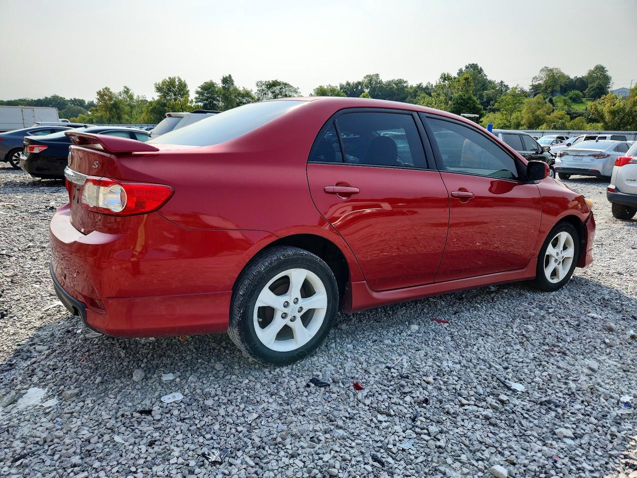 2012 Toyota Corolla S Red vin: 5YFBU4EE2CP036632